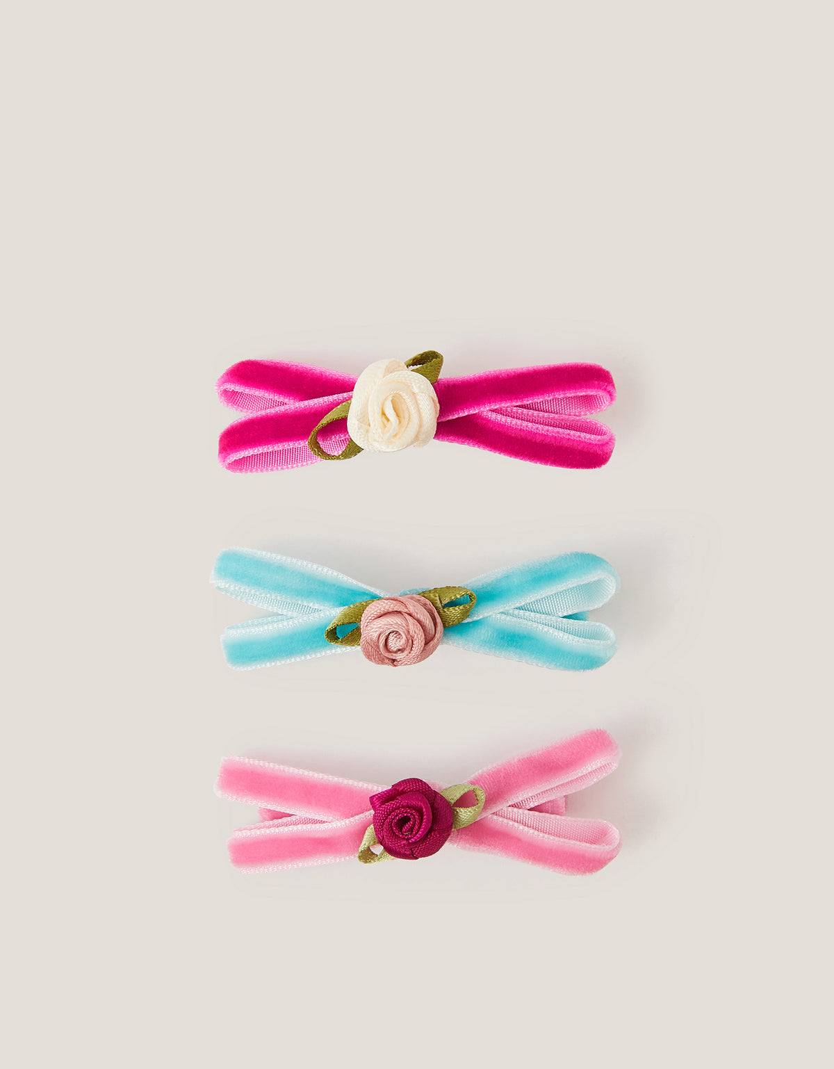SET SNALA - 3PK ROSIE BOW CLIPS