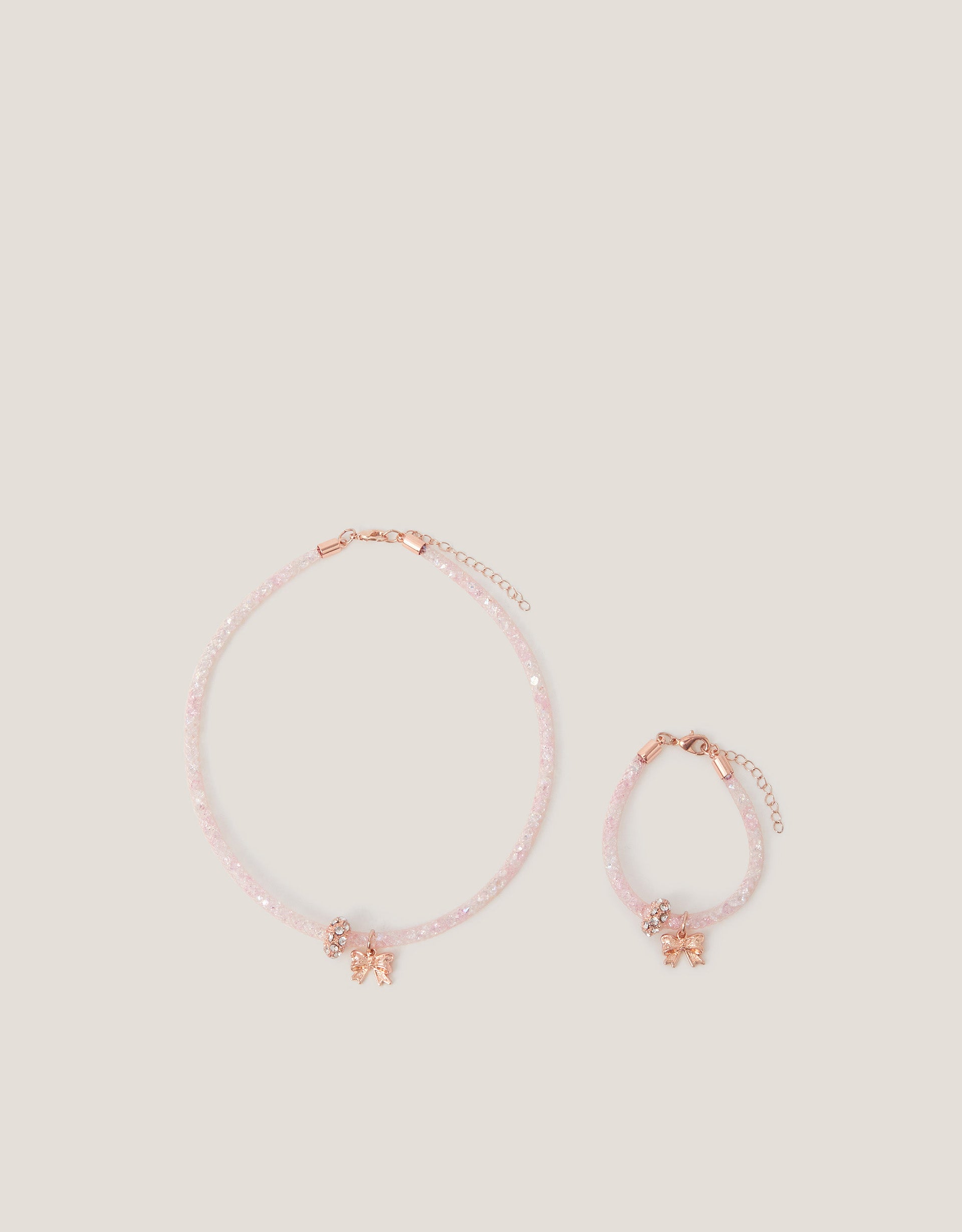 SET AKSESOARA - PRETTY BOW JEWELLERY SET