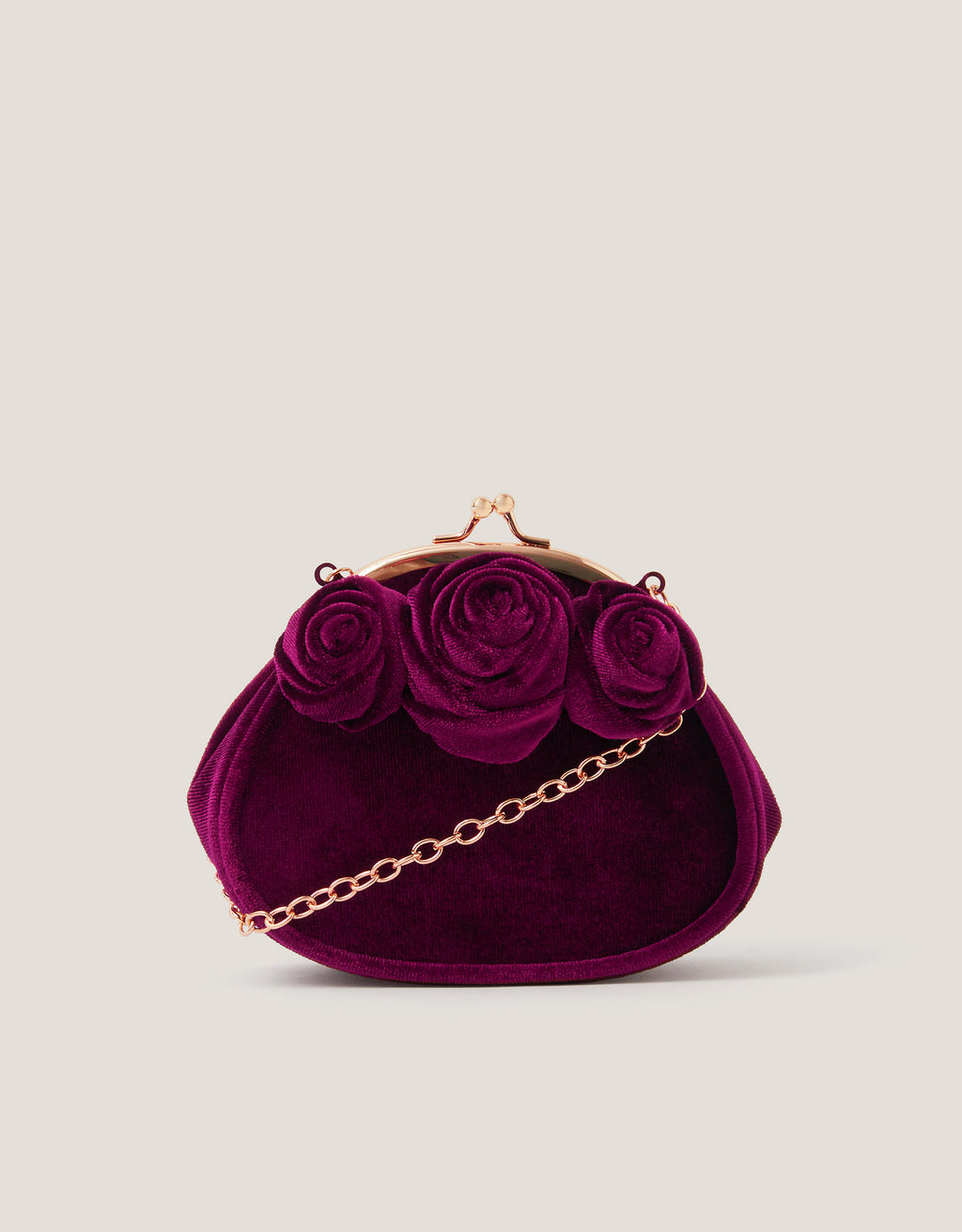 TORBA - VELVET ROSES FRAME BAG