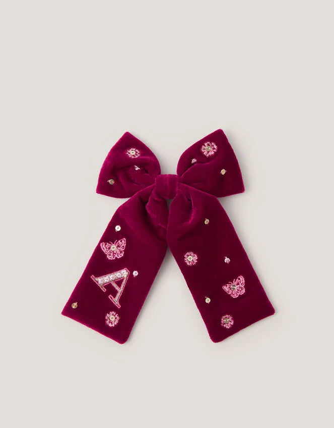 MASNA ZA KOSU - INITIAL BOW HAIR CLIP