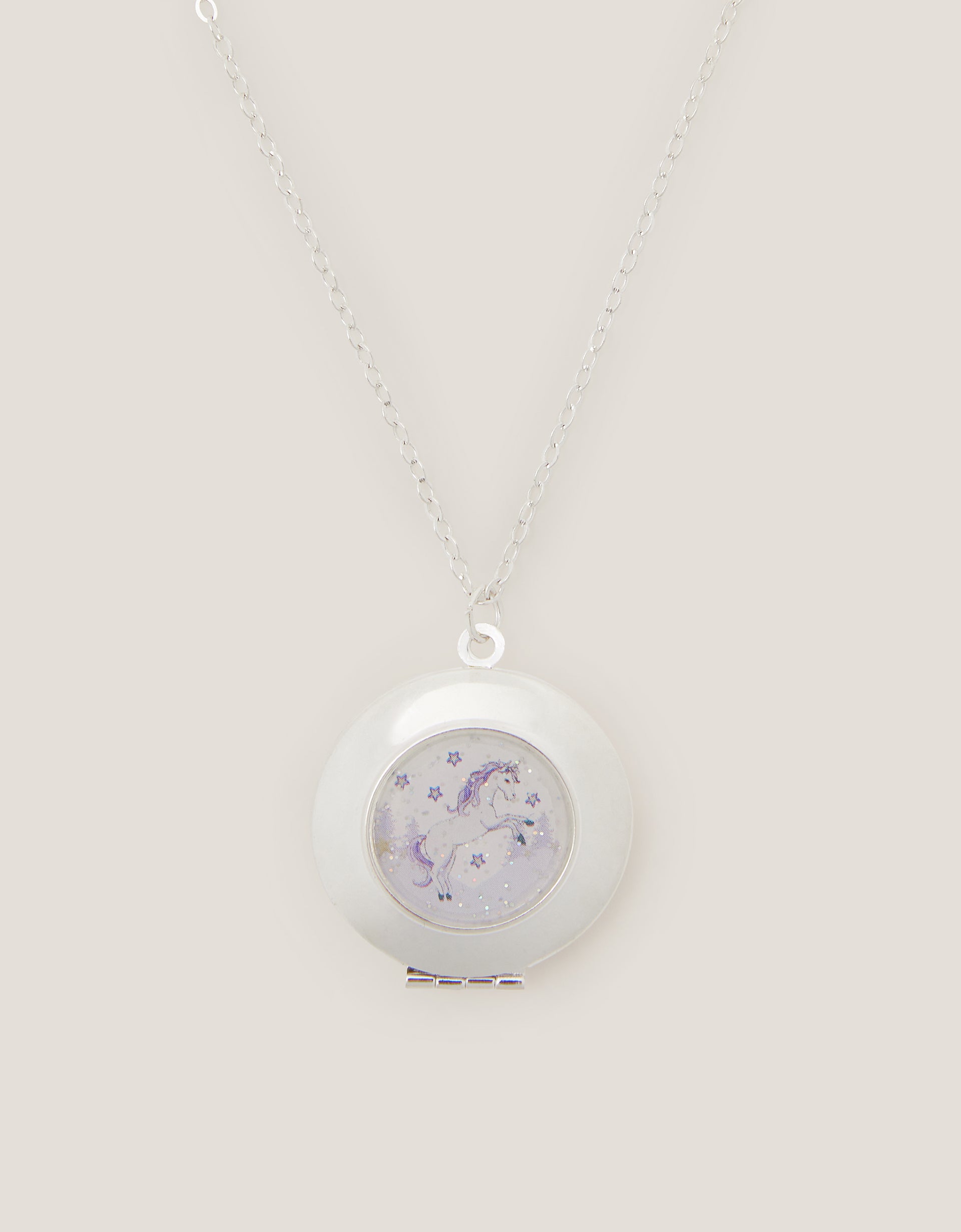 OGRLICA - SNOWGLOBE UNICORN LOCKET