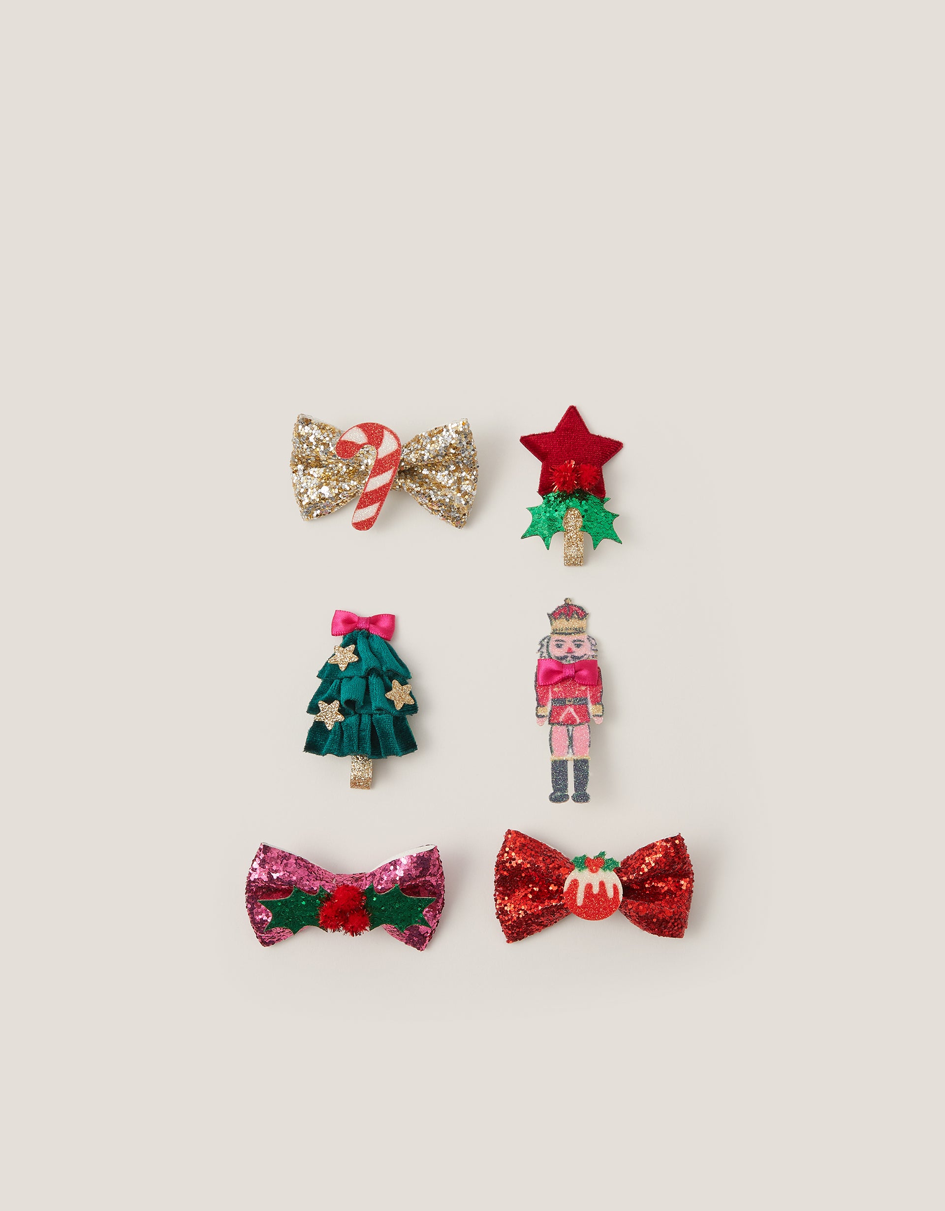 SET SNALA - 6PK FESTIVE CLIPS