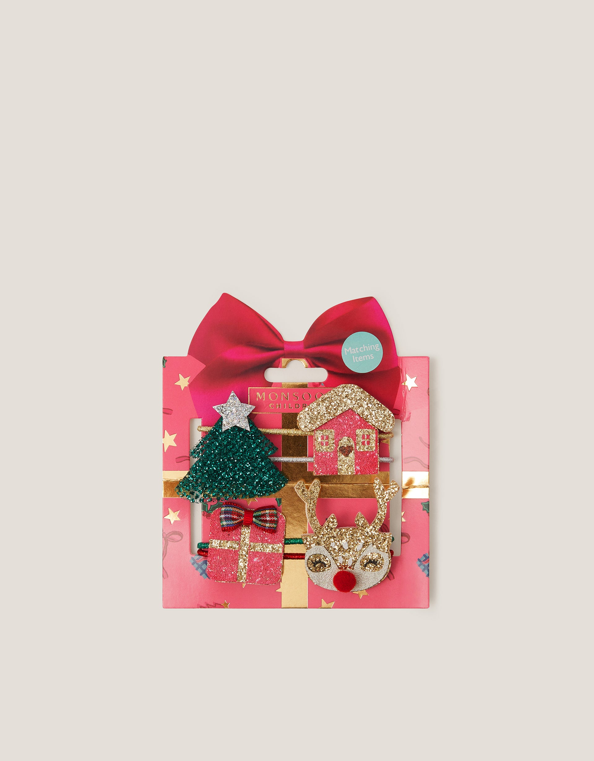 SET GUMICA ZA KOSU - 4PK FESTIVE PONIES