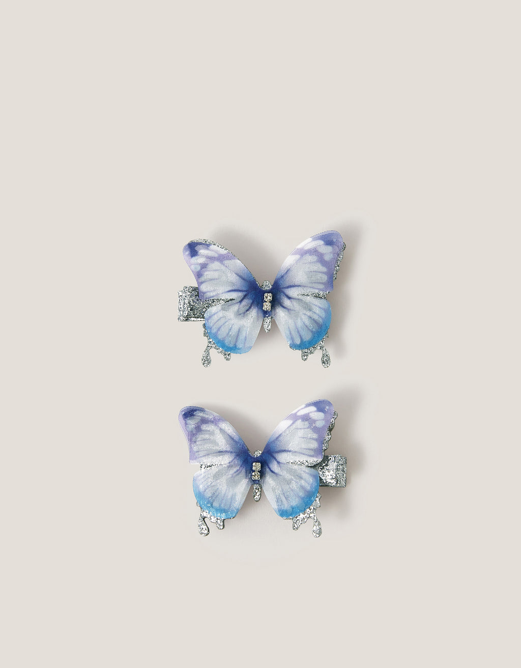 SET SNALA - 2PK OMBRE BUTTERFLY CLIPS