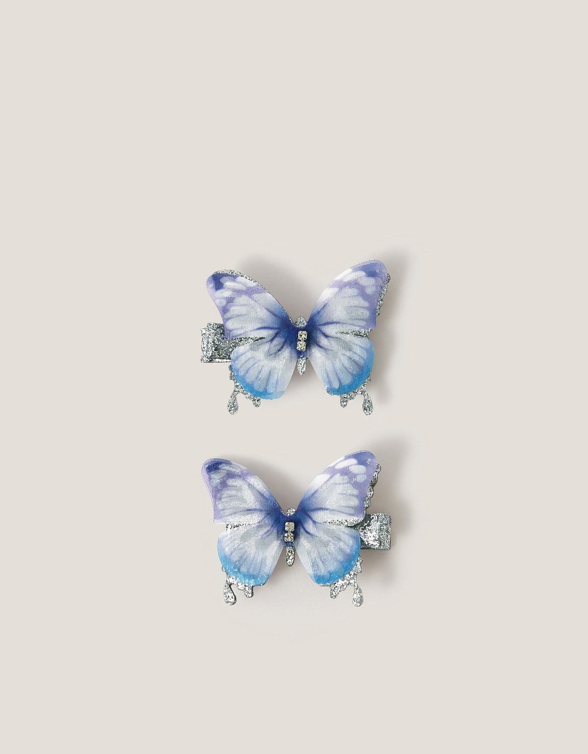 SET SNALA - 2PK OMBRE BUTTERFLY CLIPS