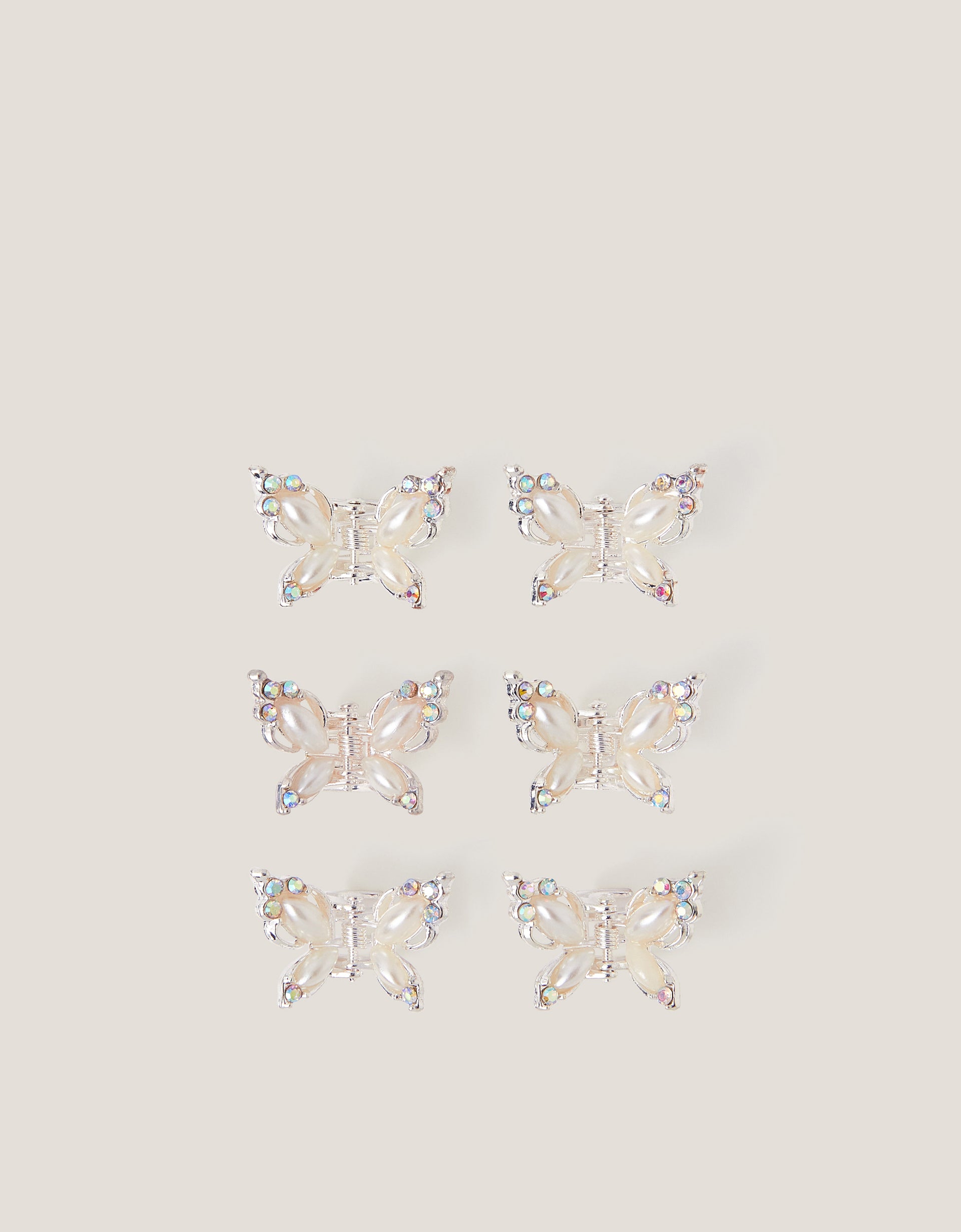 SET ŠNALA ZA KOSU - BMAID 6 PK BFLY CLAW CLIP