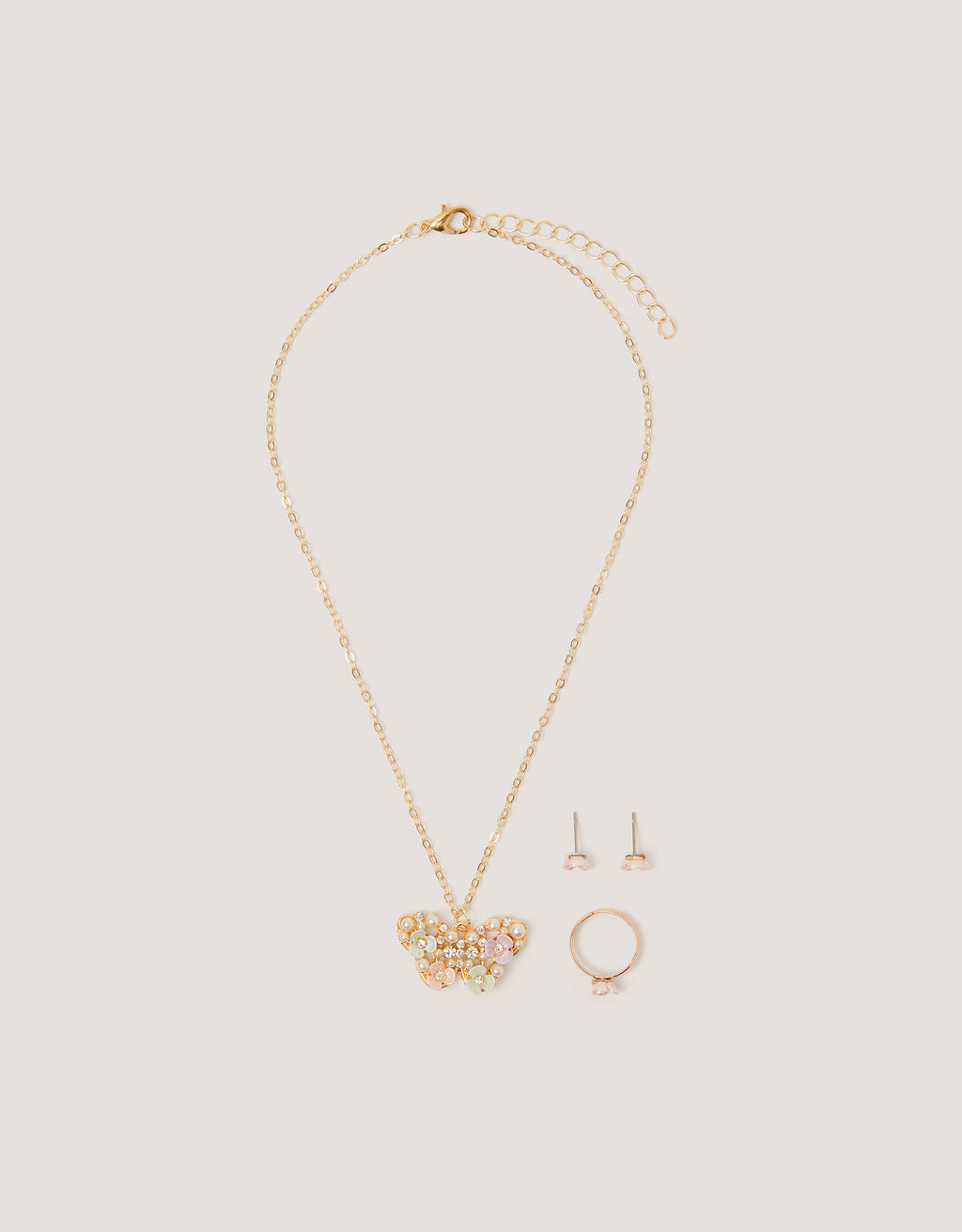 SET NAKITA - BUTTERFLY FLOWER JWL SET