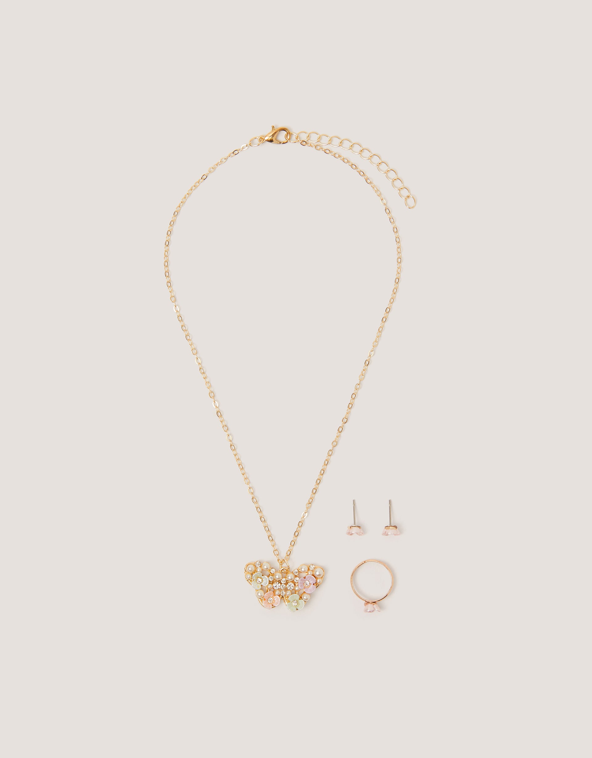 SET NAKITA - BUTTERFLY FLOWER JWL SET