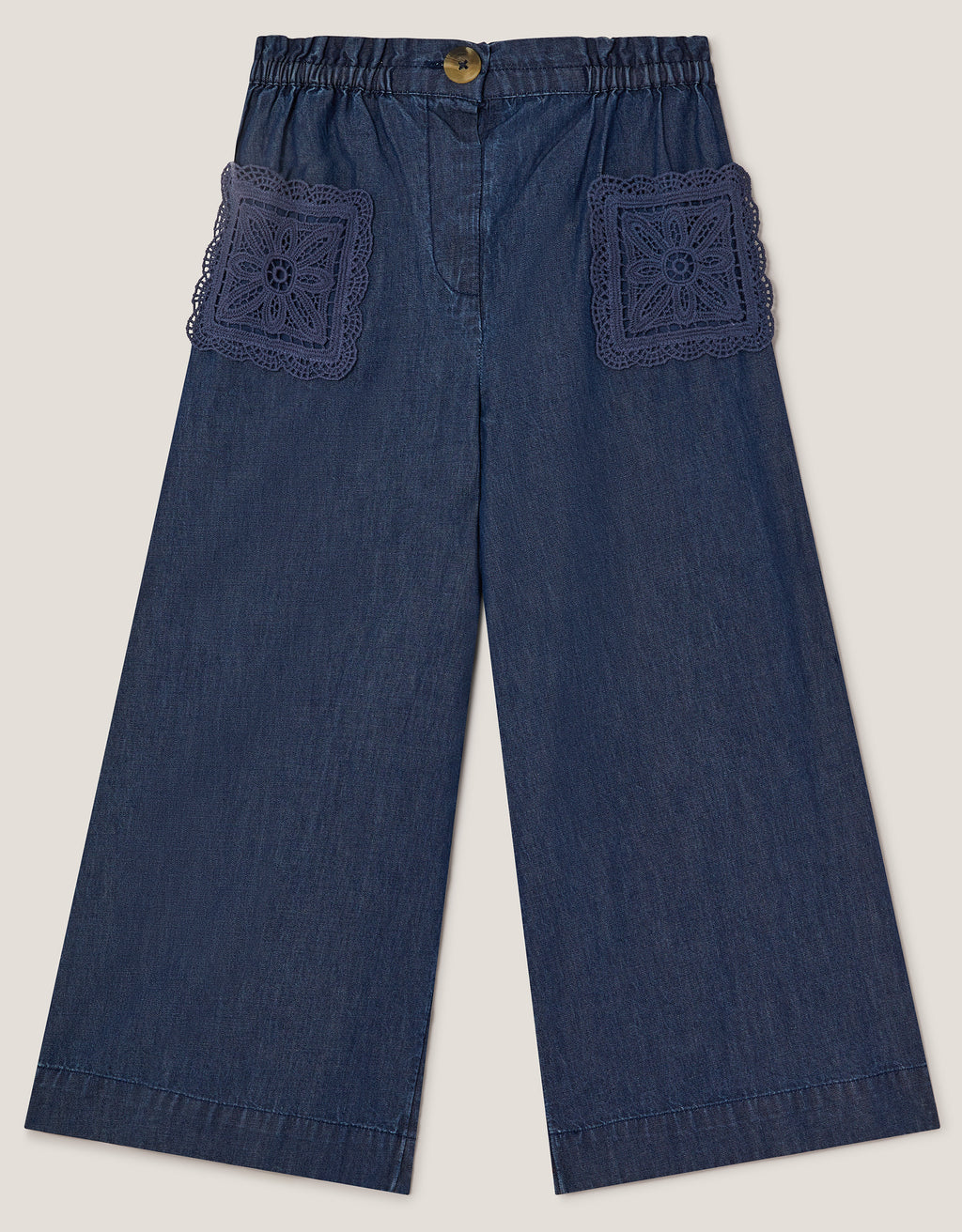 PANTALONE - DARK CHAM CROCHET TROUSER