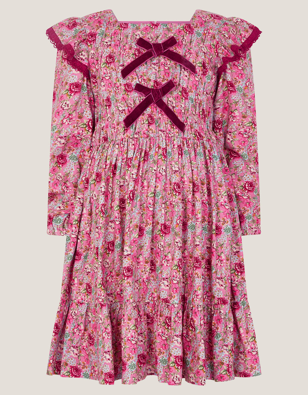 HALJINA - DOLLIE FLORAL BOW DRESS