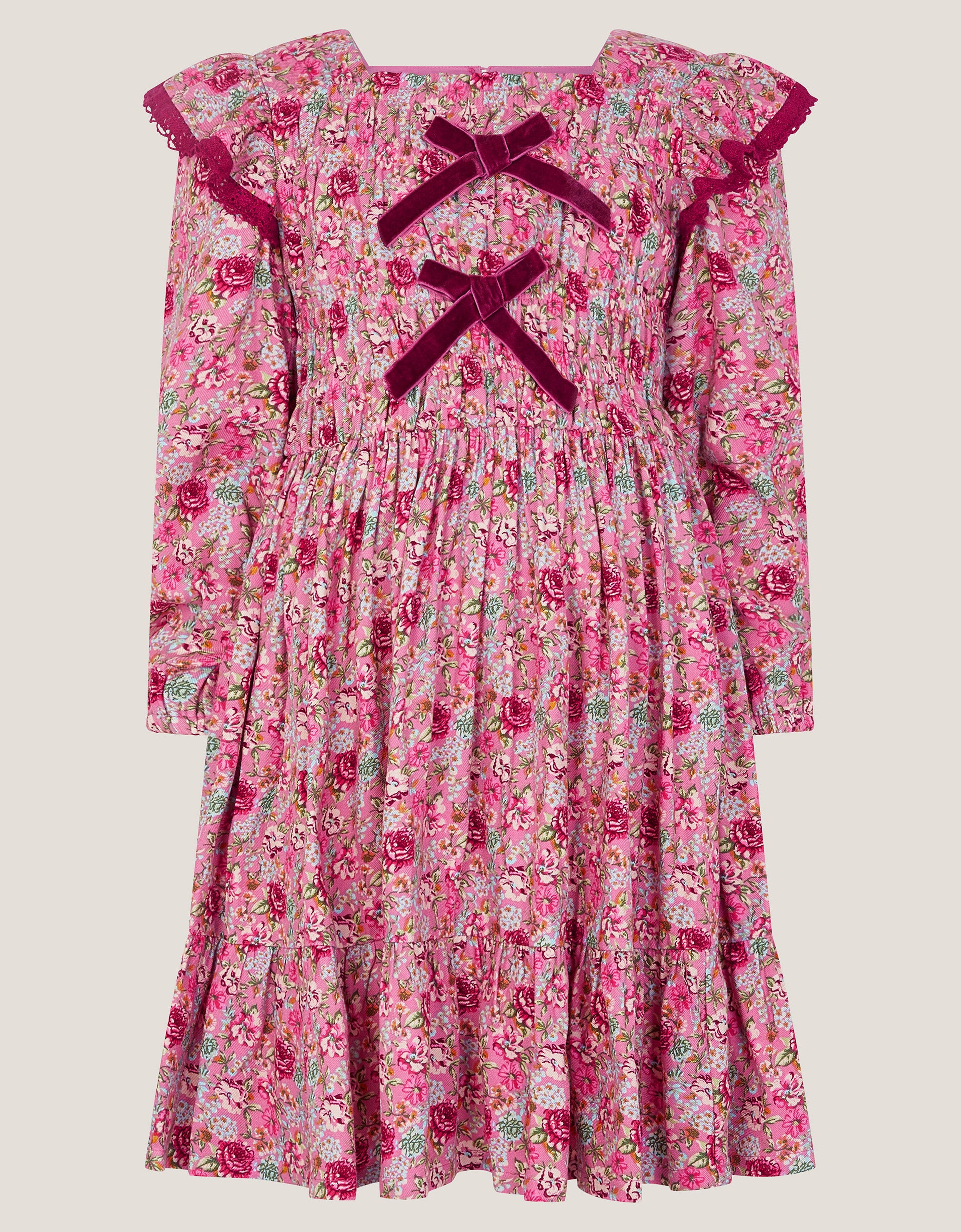 HALJINA - DOLLIE FLORAL BOW DRESS