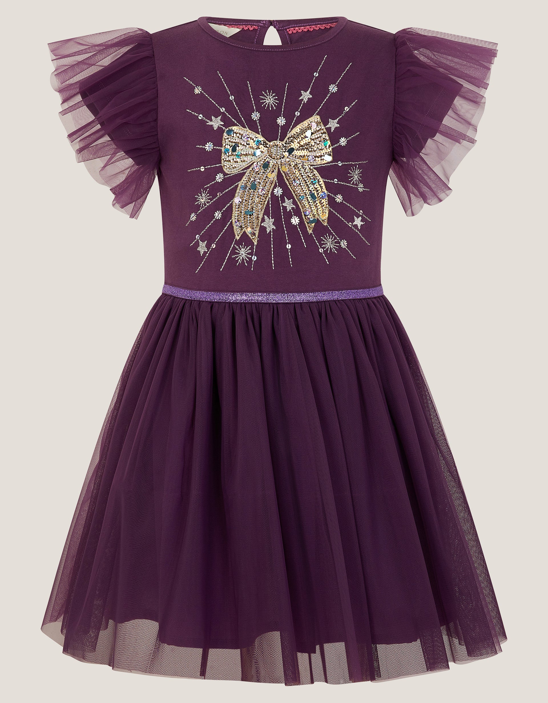 HALJINA - COSMIC BOW DISCO DRESS