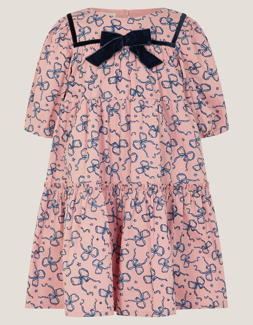 HALJINA - EPP STARRY BOW PRINT DRES