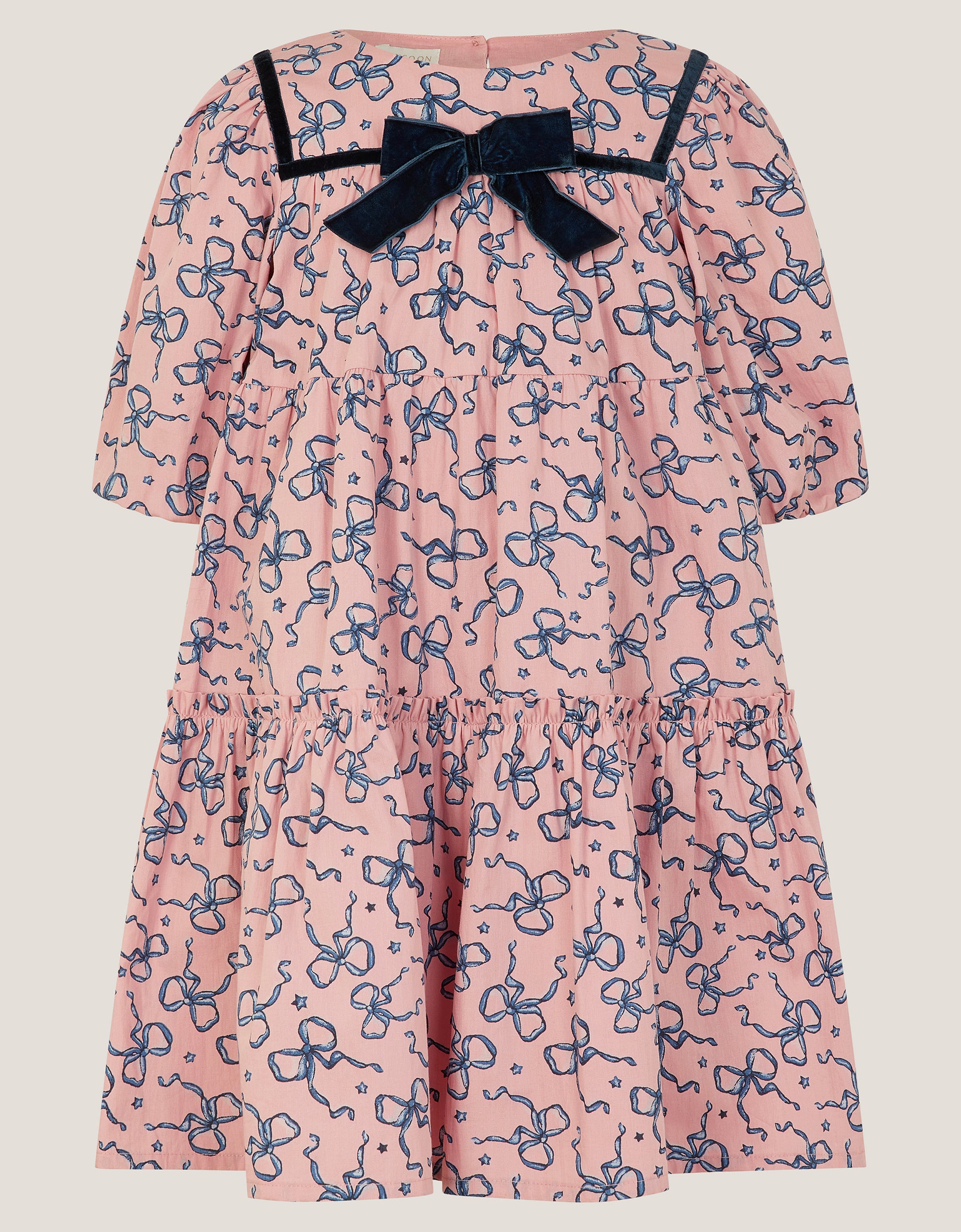HALJINA - EPP STARRY BOW PRINT DRES
