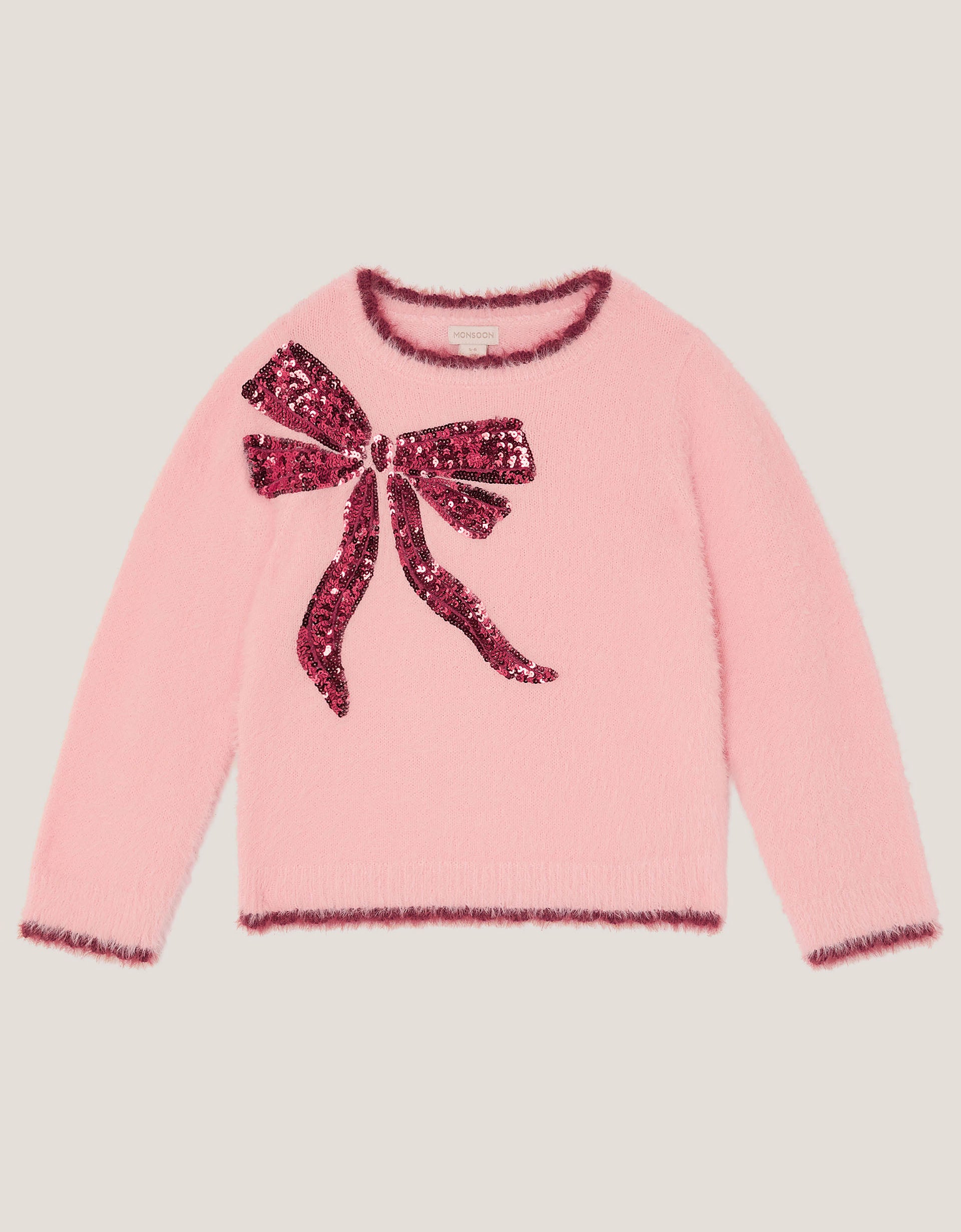 DZEMPER - SEQUIN BOW KNIT JUMPER