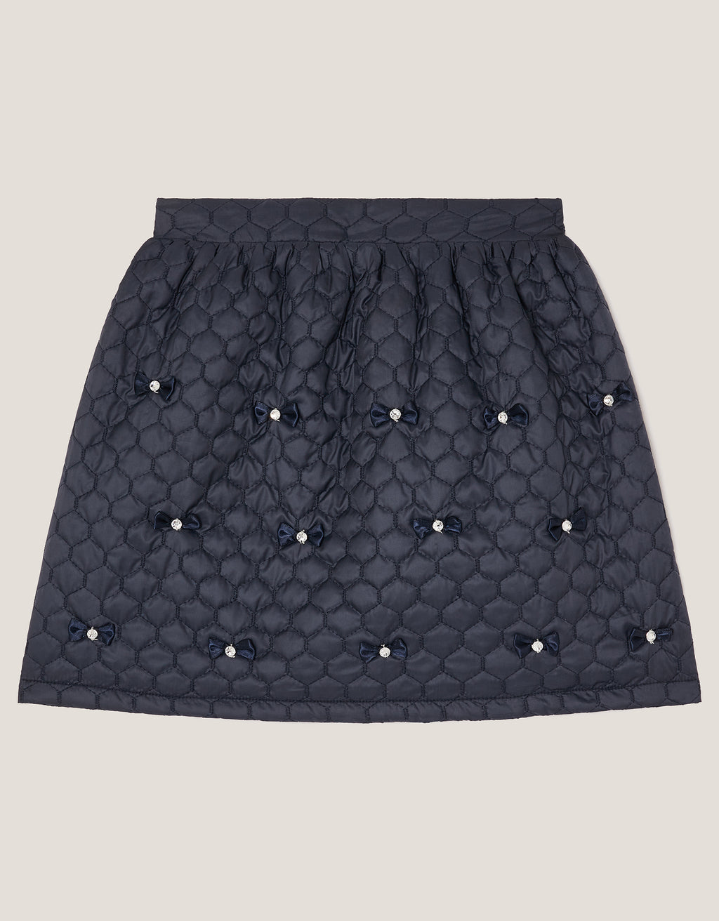 SUKNJA - QUILTED BOW SKIRT
