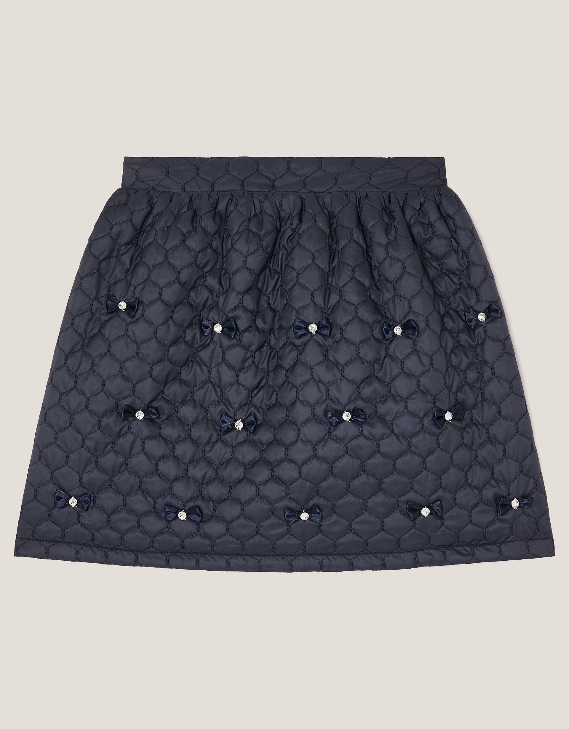 SUKNJA - QUILTED BOW SKIRT