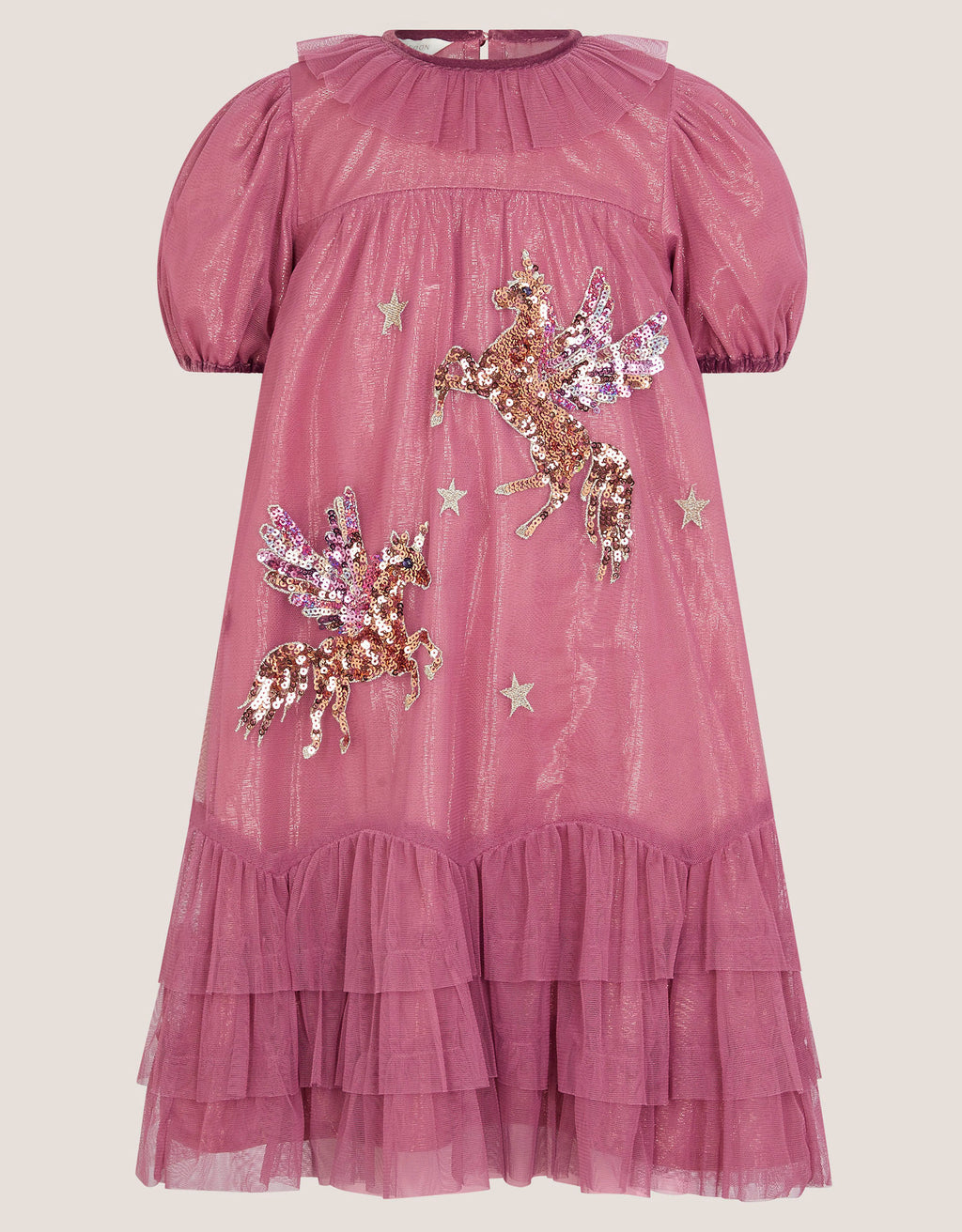 HALJINA - XMAS UNICORN TRAPEZE DRES