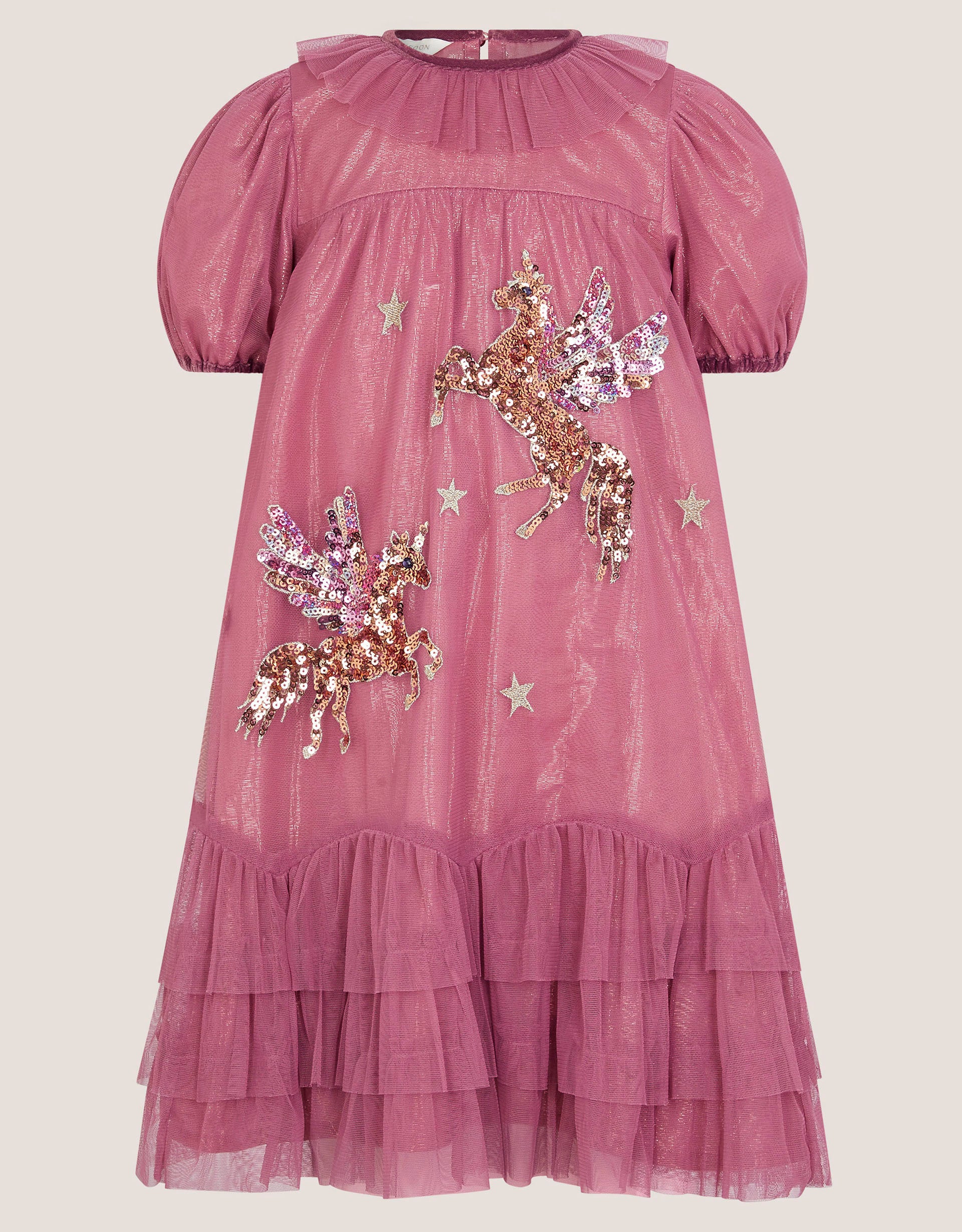 HALJINA - XMAS UNICORN TRAPEZE DRES