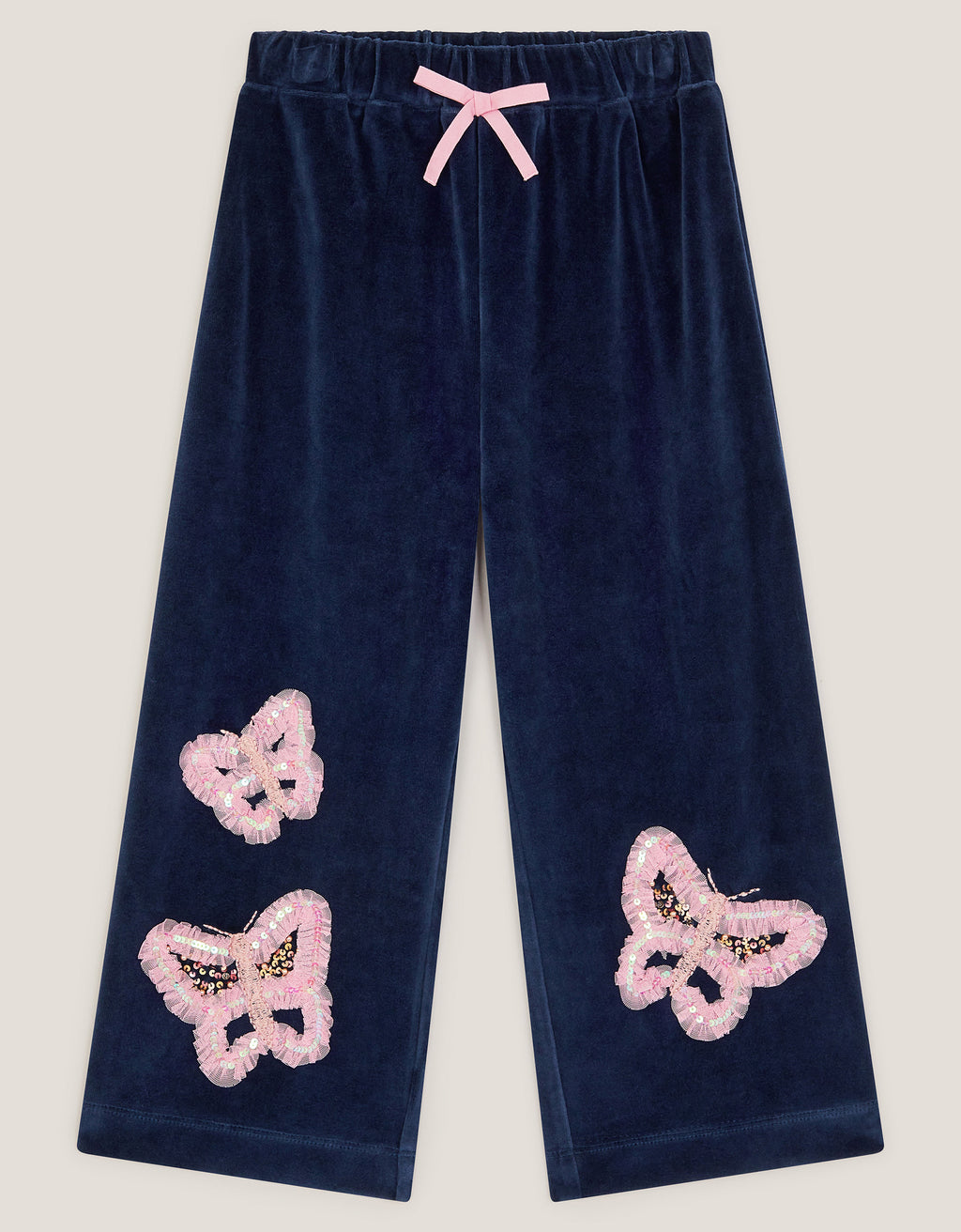 PANTALONE - BTTFLY EMB WIDE LEG BOTTO