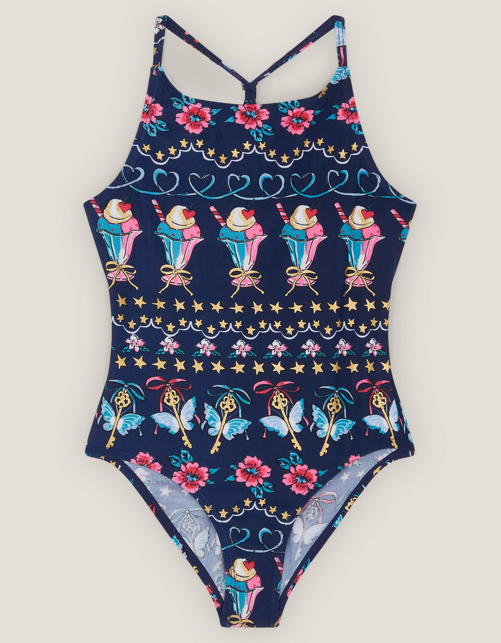 KUPACI KOSTIM - ICE CREAM PRINT SWIMSUIT