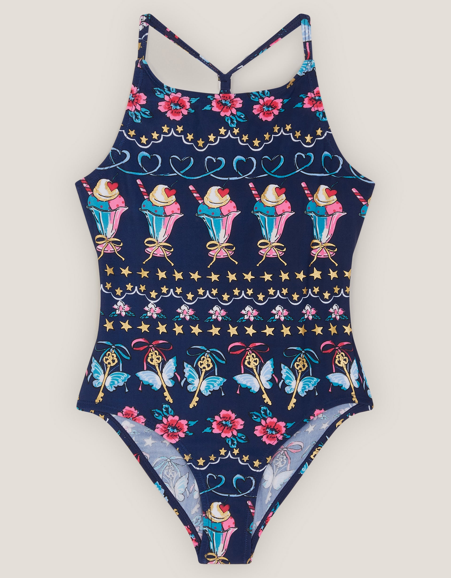 KUPACI KOSTIM - ICE CREAM PRINT SWIMSUIT