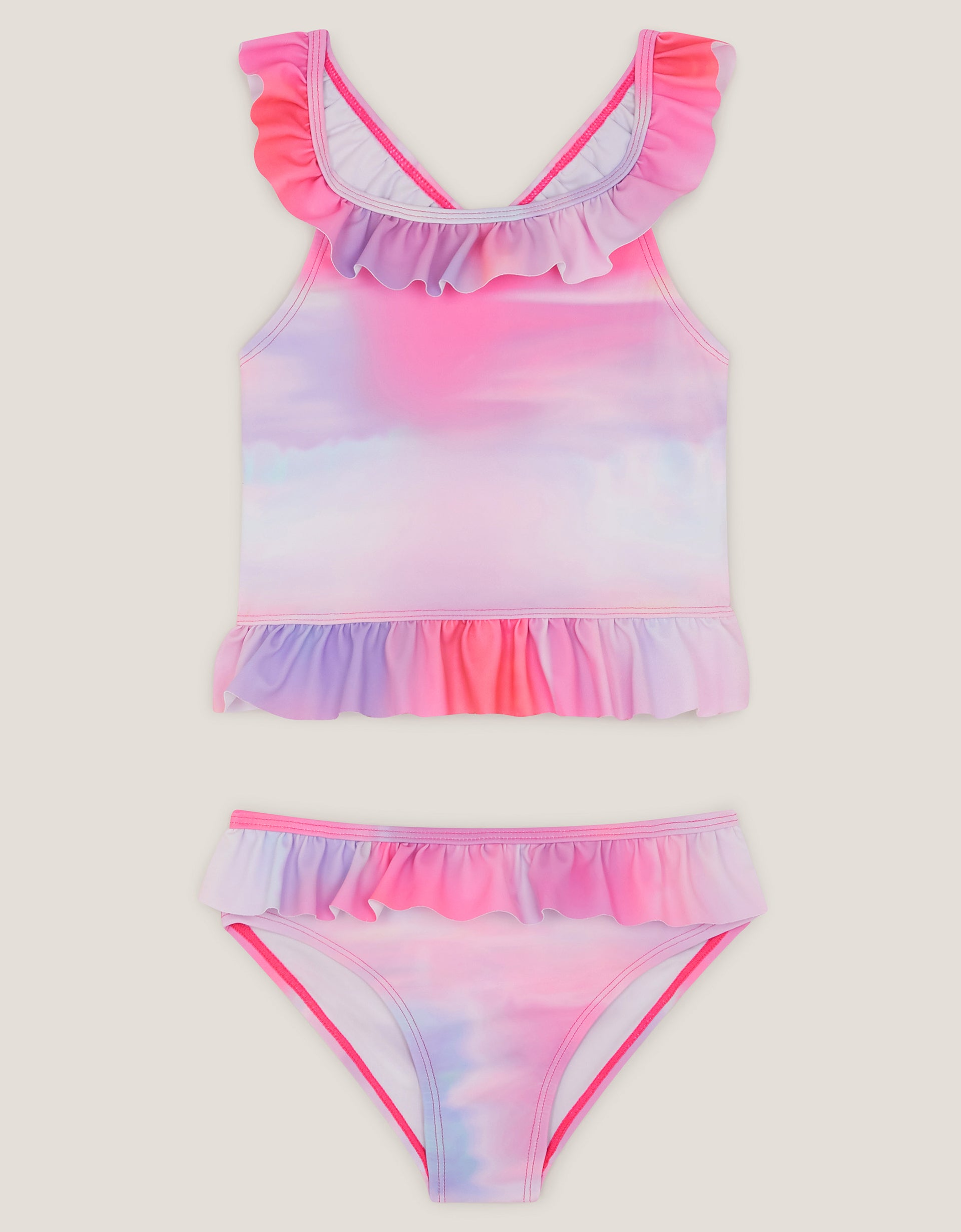 KUPACI KOSTIM - PINK OMBRE PRINT TANKINI
