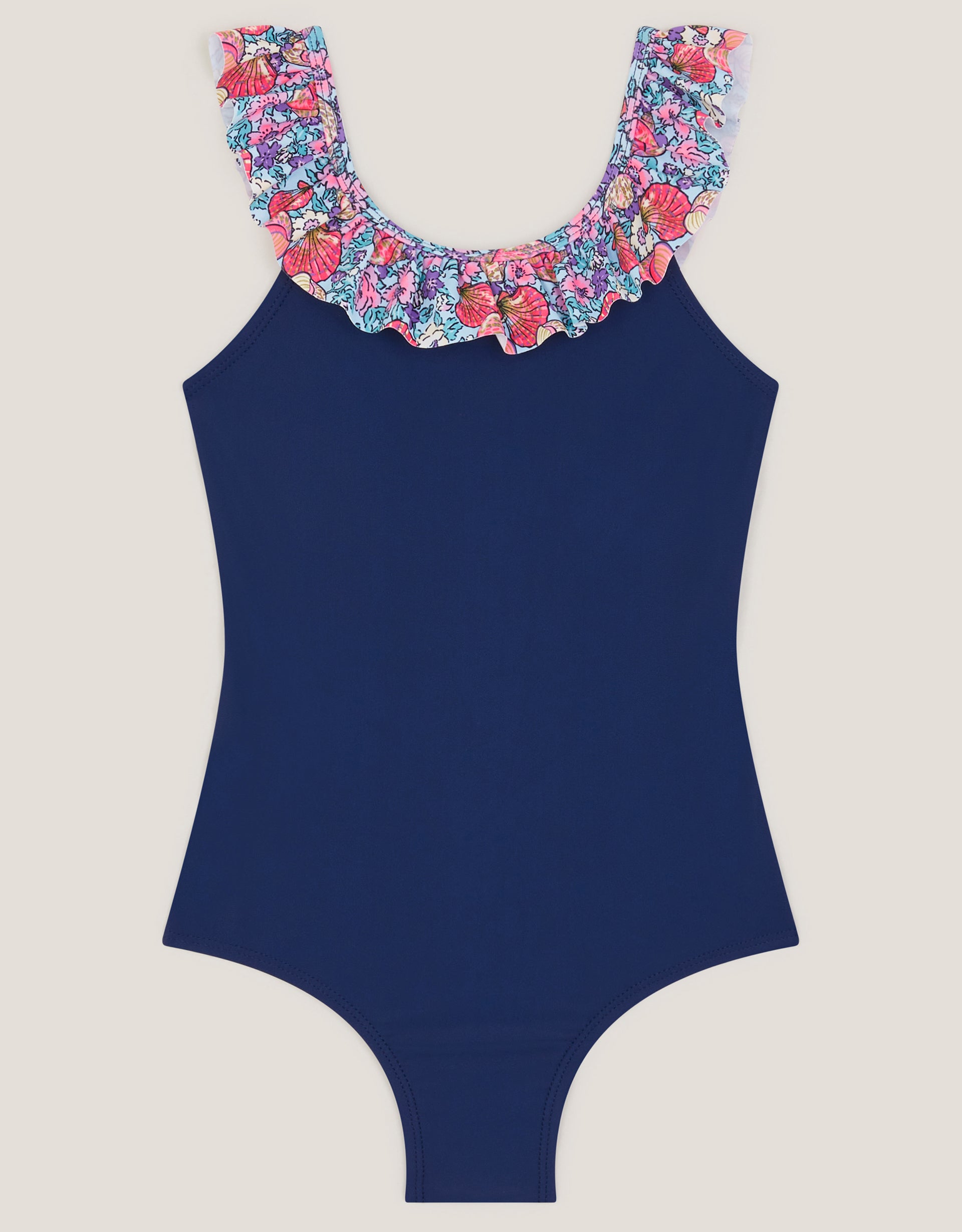 KUPACI KOSTIM - SOLID COLOUR DITSY TRIM