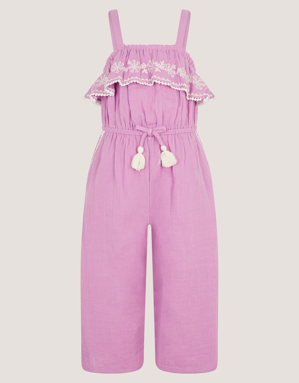 KOMBINEZON - LILAC EMB JUMPSUIT