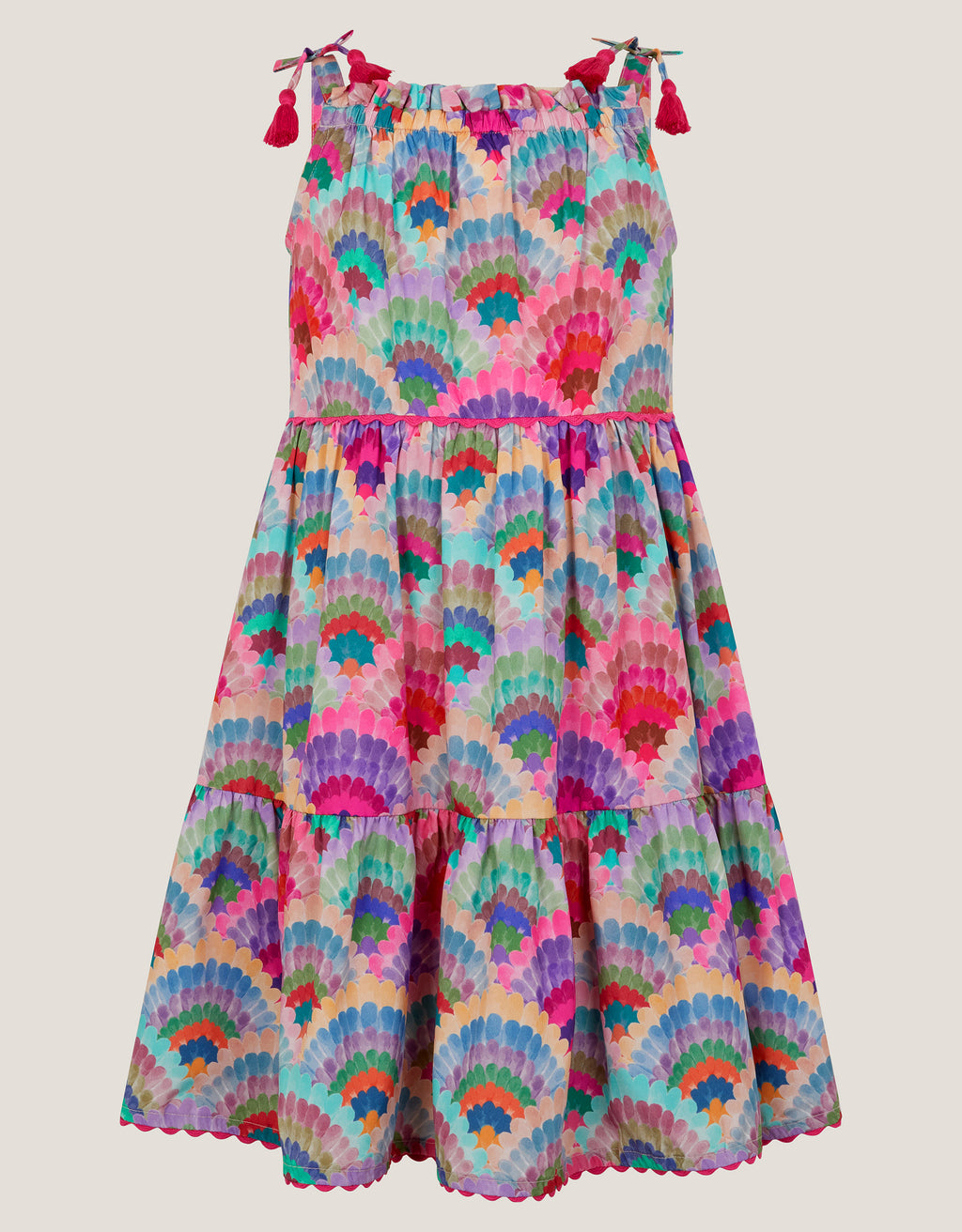 HALJINA - RAINBOW SHELLS DRESS