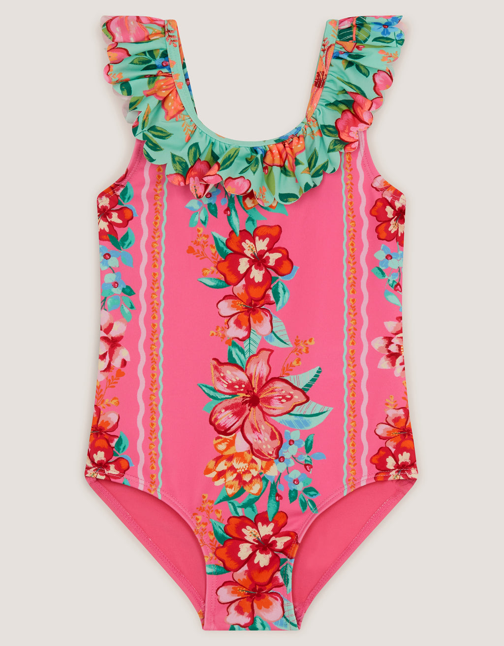 KUPACI KOSTIM  - VINTAGE FLORAL SWIMSUIT