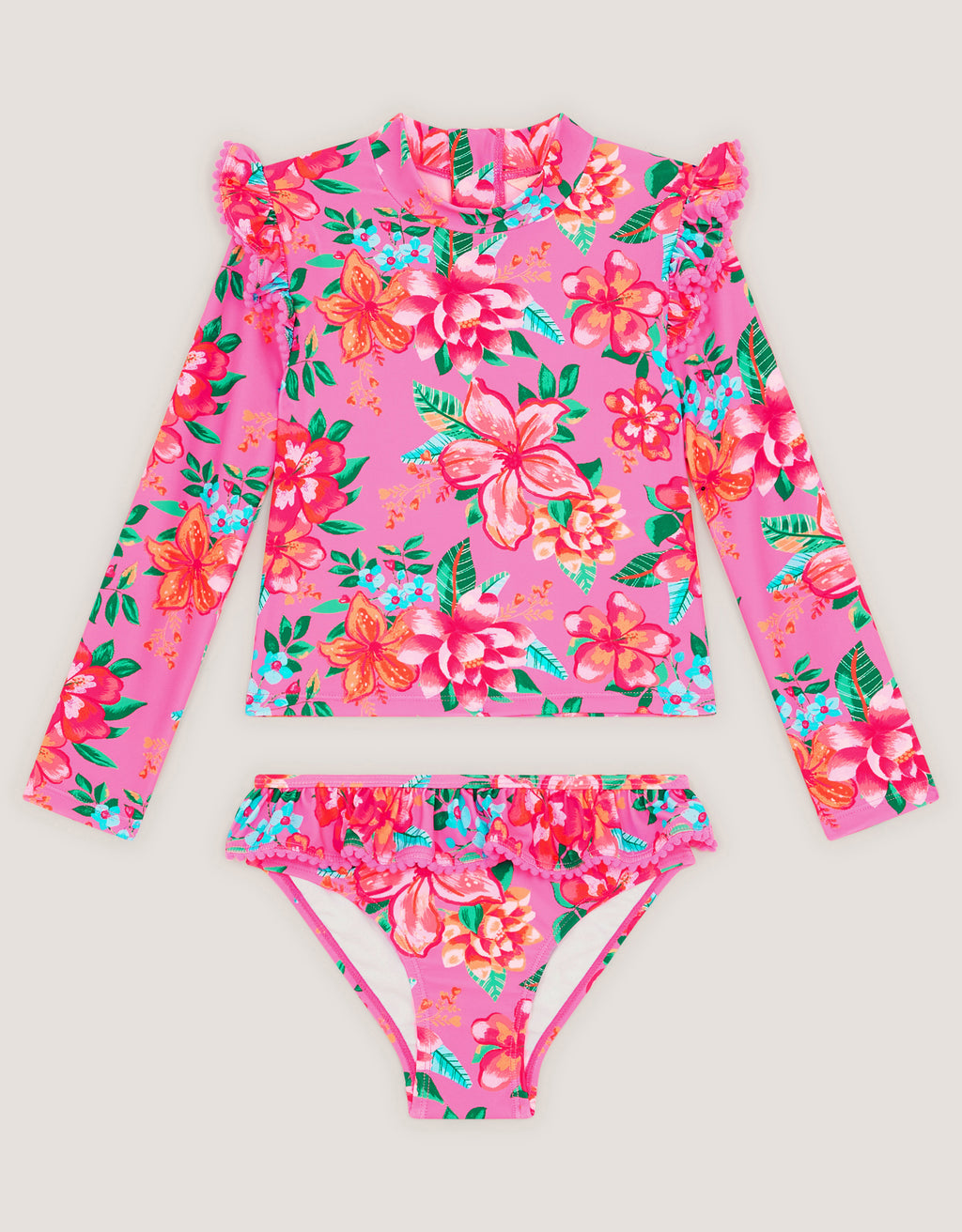 KUPACI KOSTIM - VINTAGE FLOWER UPF SET