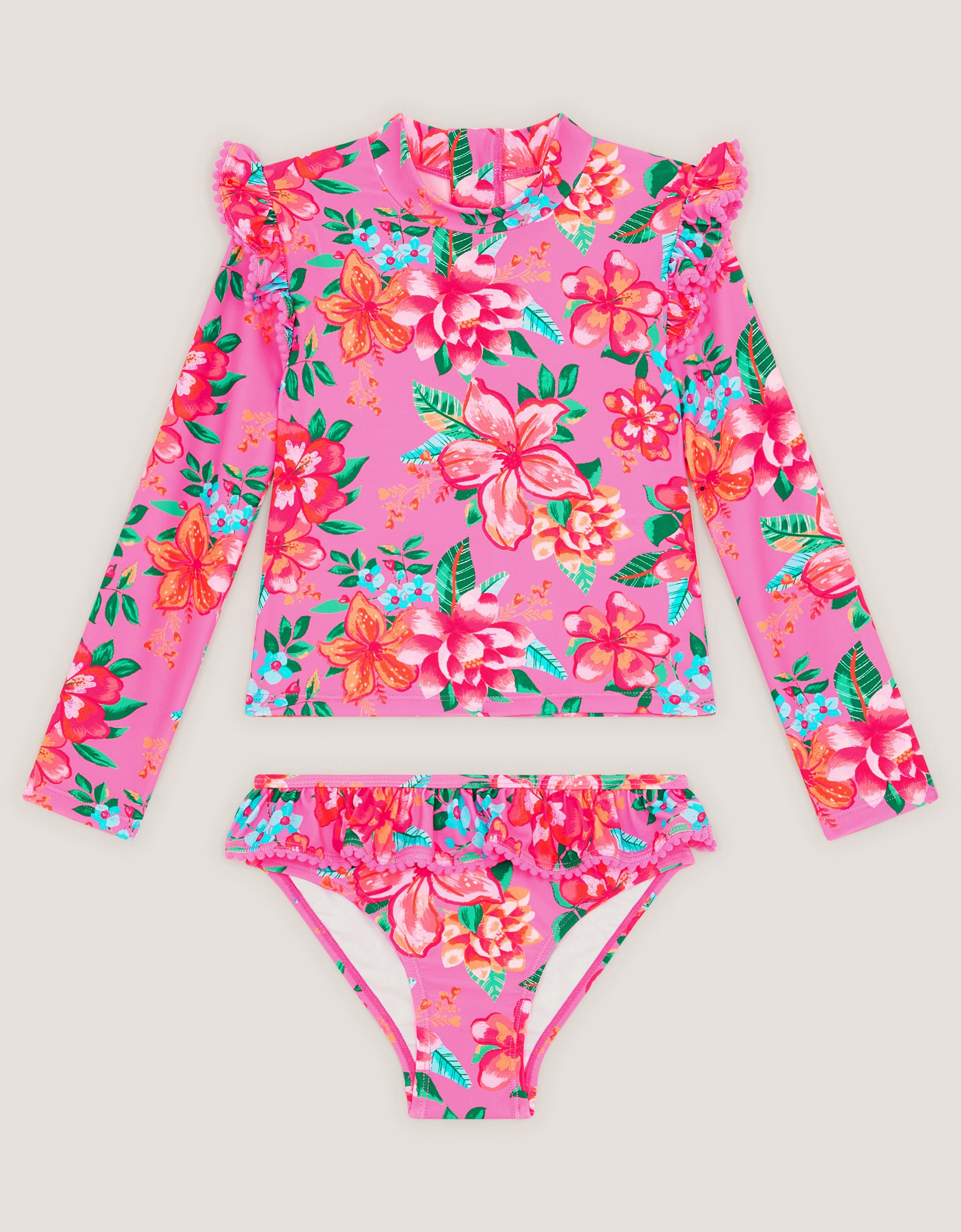 KUPACI KOSTIM - VINTAGE FLOWER UPF SET