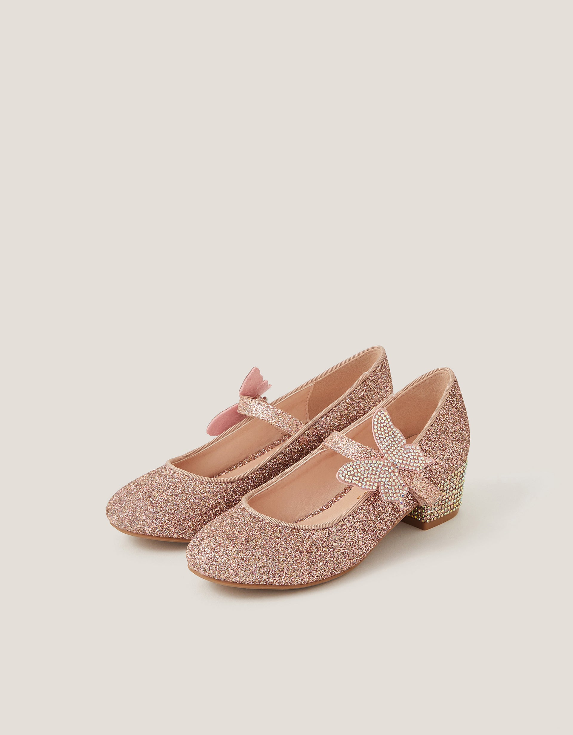 CIPELE - GLITTER SPARKLE BFLY HEEL