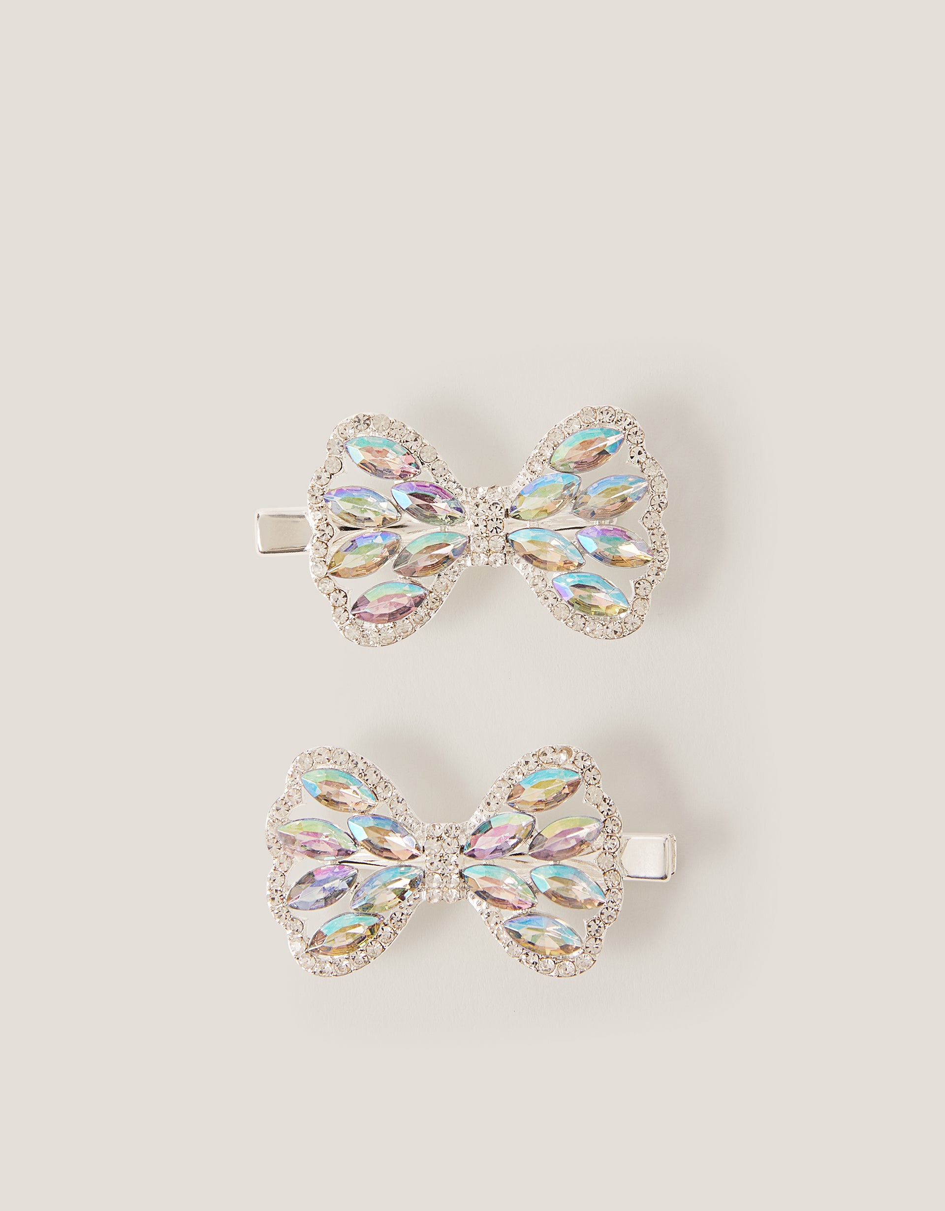 SET SNALA - 2PK JEWEL BOW CLIPS