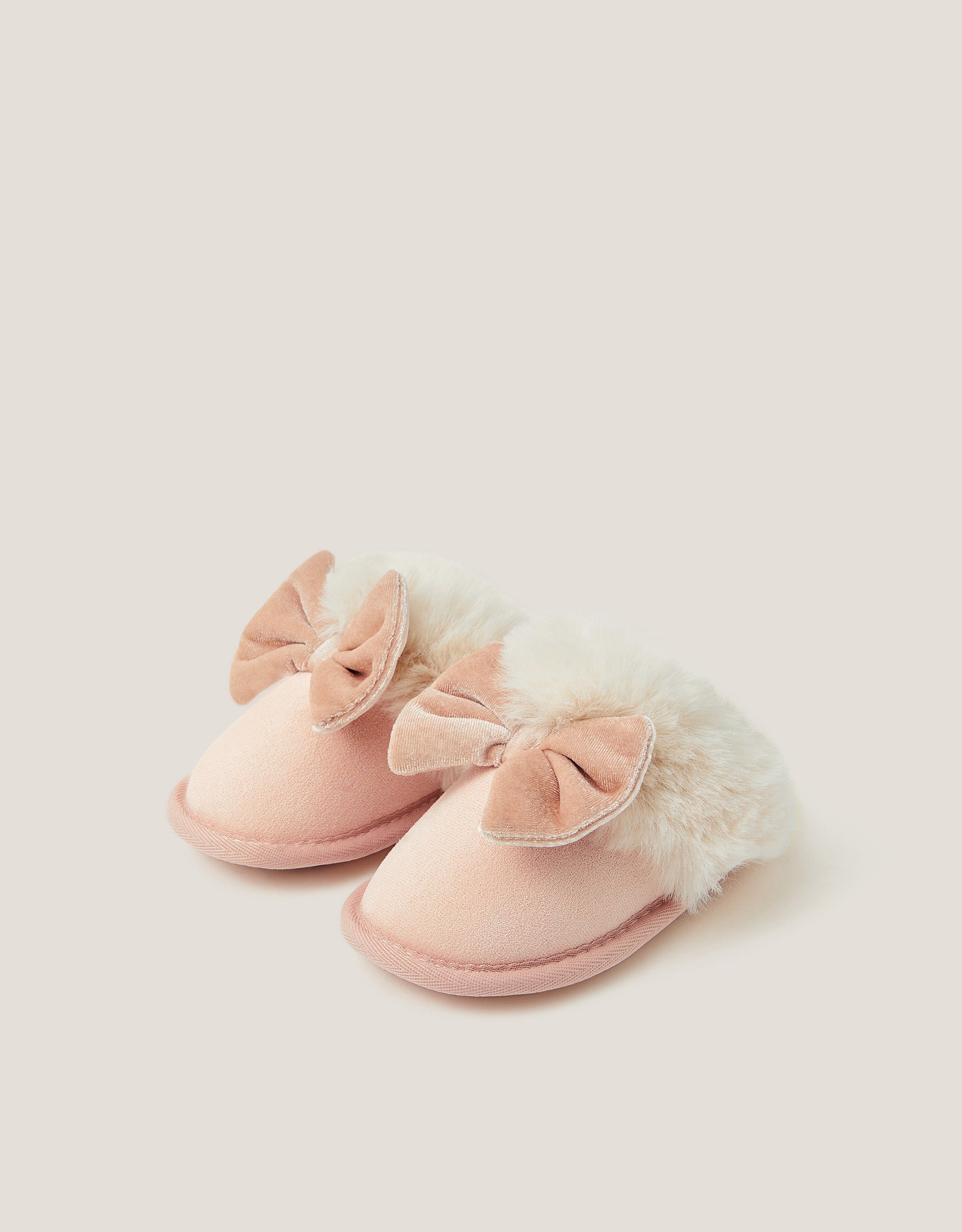 PAPUCE - VELVET BOW SLIPPER