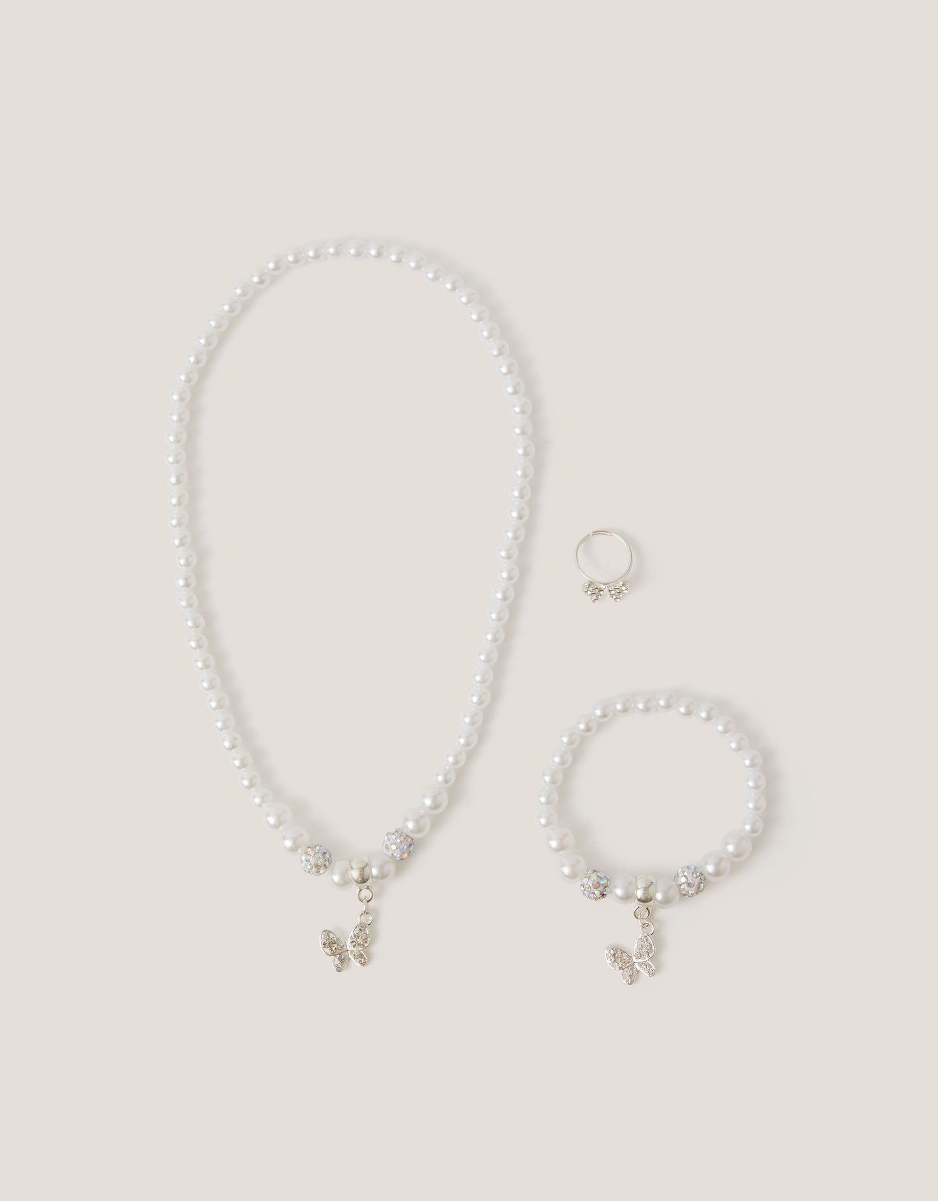 SET NAKITA - BMAID PEARLY BFLY JWL SET