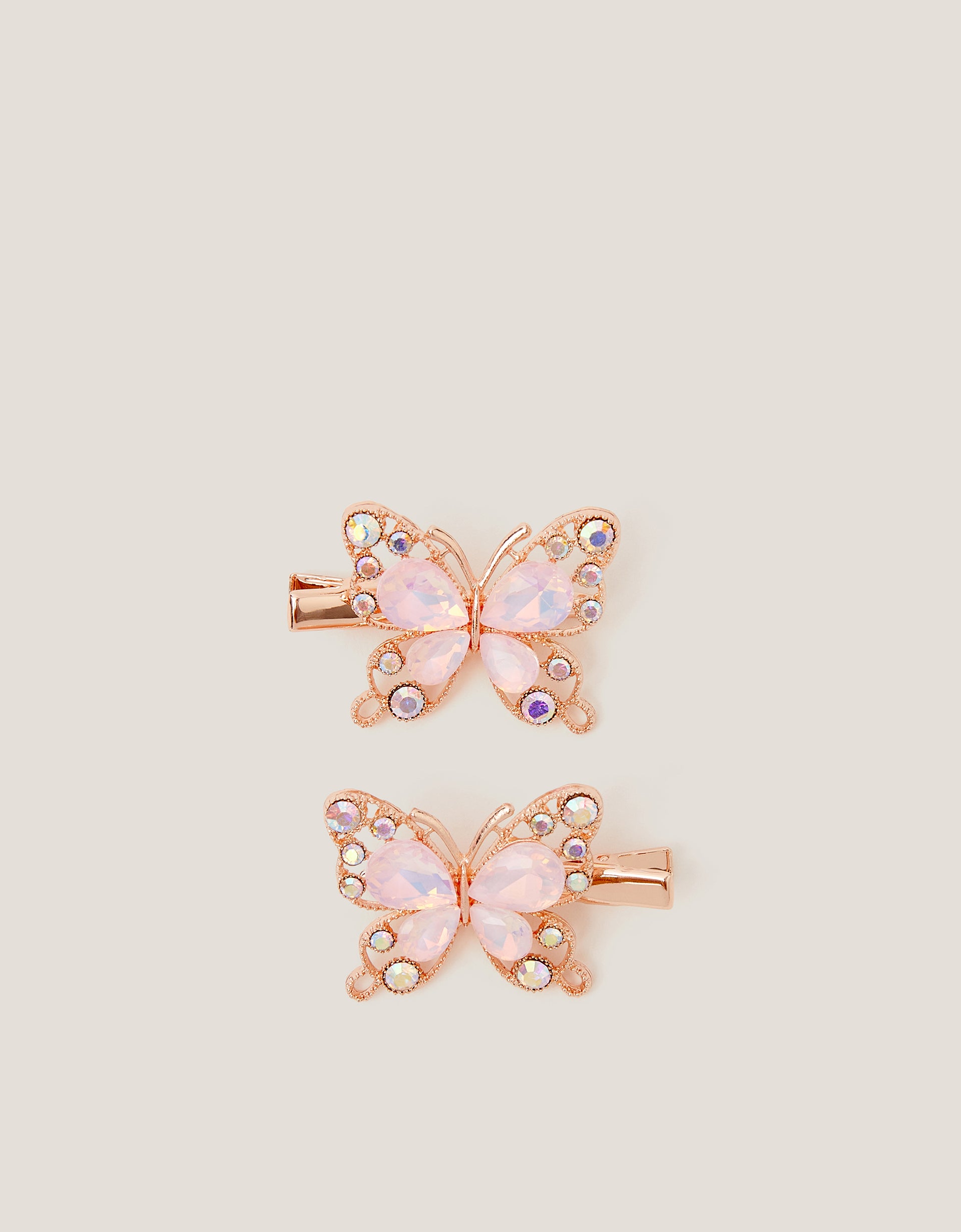 SET ŠNALA - 2PK BUTTERFLY JEWEL CLIPS