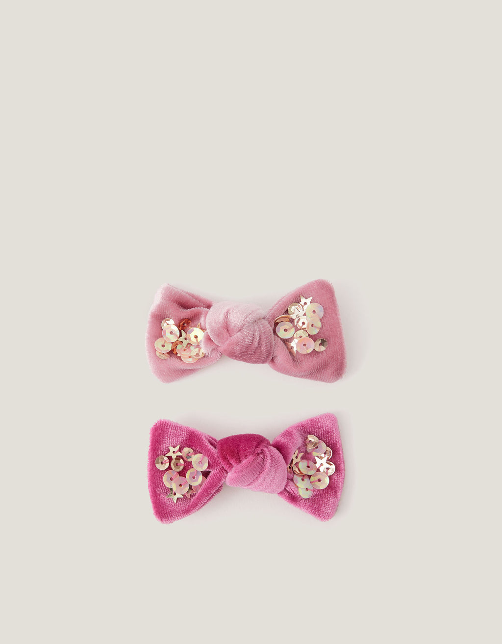 SET ŠNALA - 2PK SEQUIN VELVET BOWS