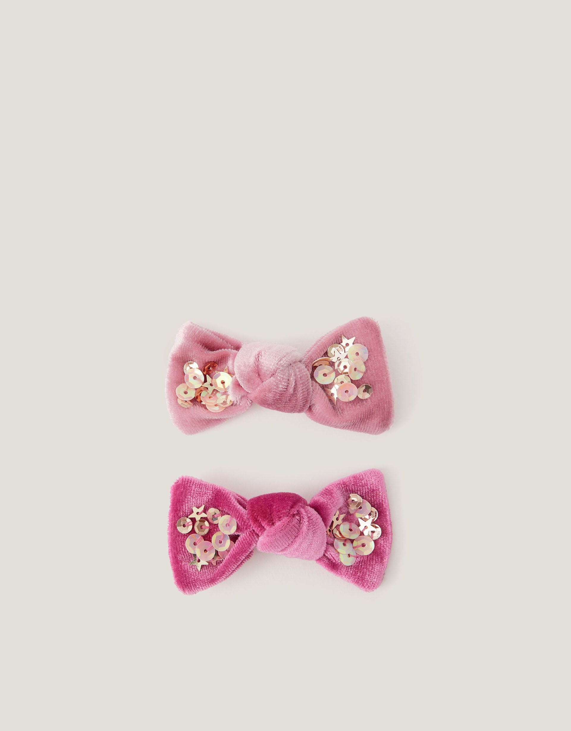 SET ŠNALA - 2PK SEQUIN VELVET BOWS