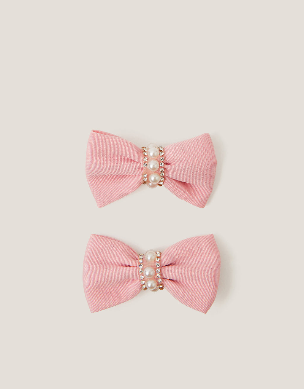 SET ŠNALA - 2PK SMALL BOW PEARL CLIPS