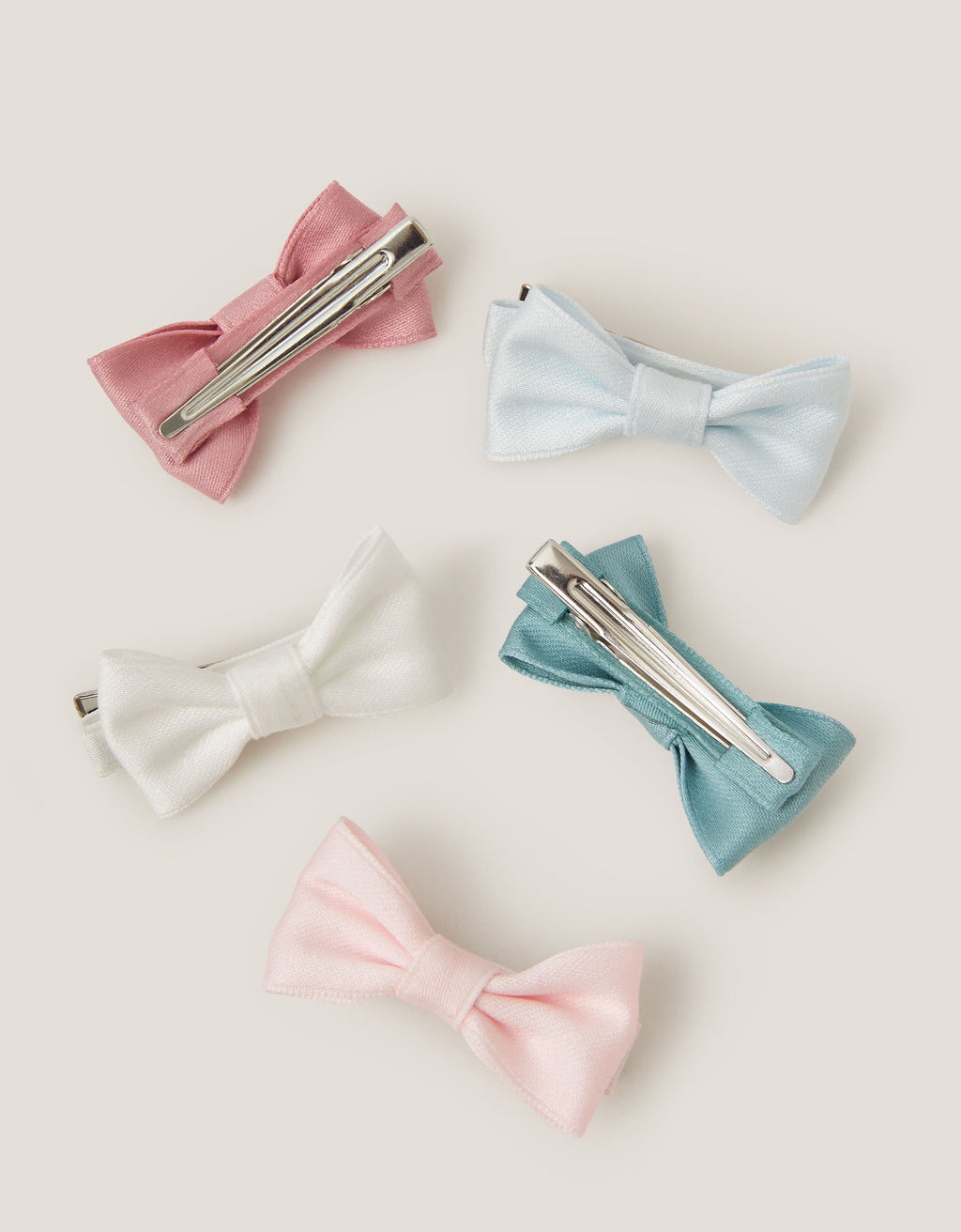 SET ŠNALA ZA KOSU - 5PK MINI BALLET BOWS CLIP