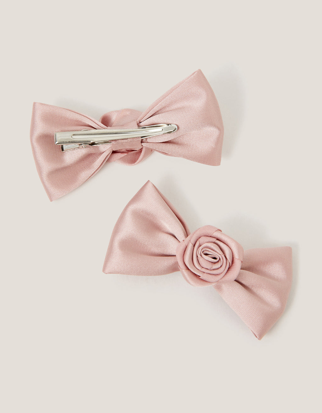 SET ŠNALA ZA KOSU - 2PK BMAID ROSE BOW CLIPS