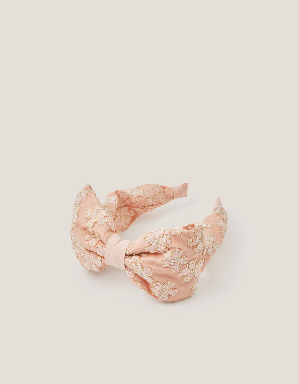 TRAKA ZA KOSU - SARA SATIN EMB BOW ABAND