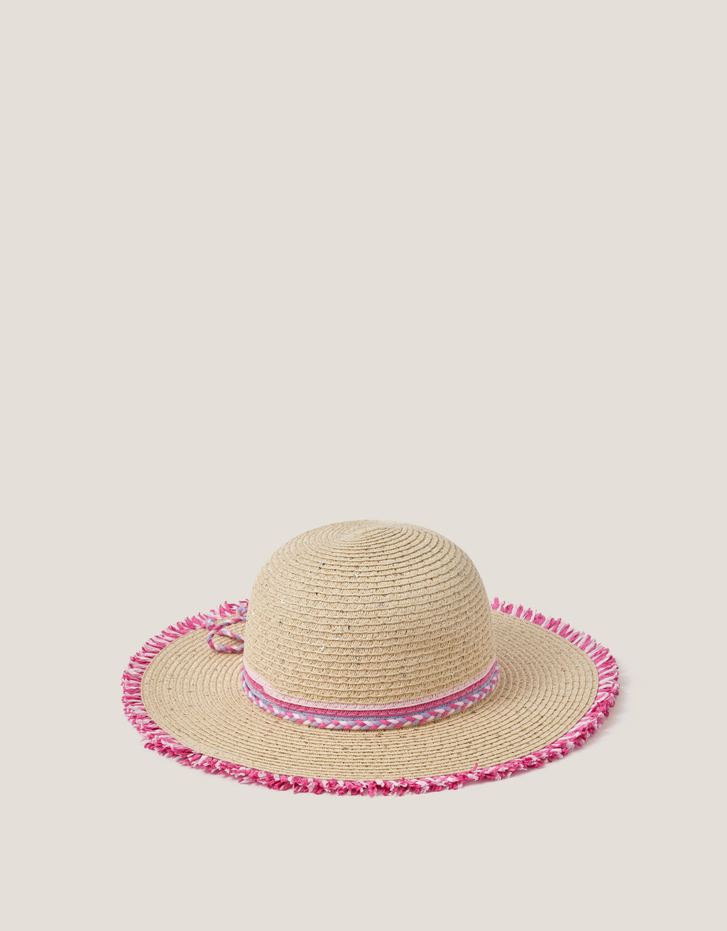 ŠEŠIR - PINK TRIM SPARKLE HAT