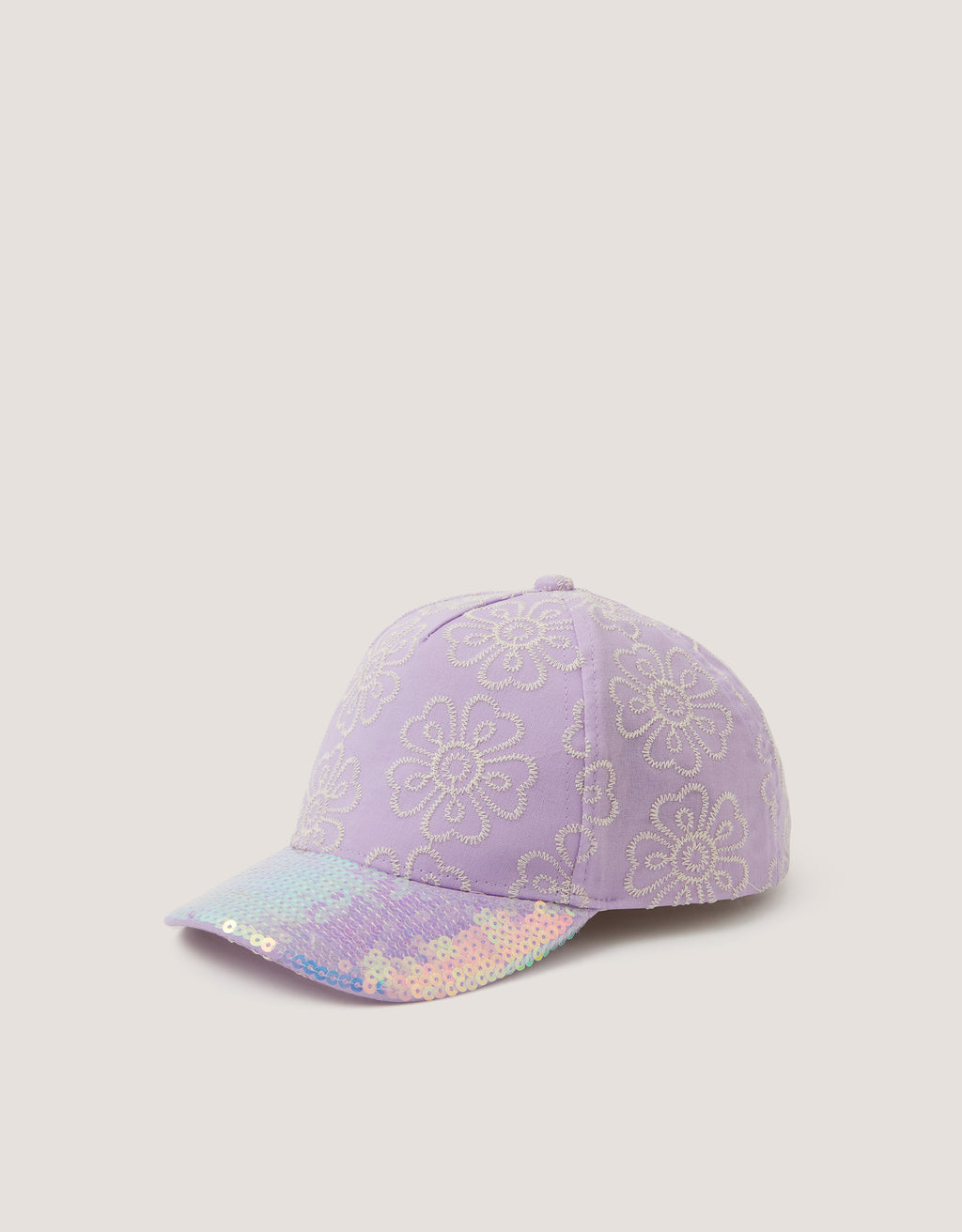 KAČKET - LILAC EMBROIDERED SPARKLE
