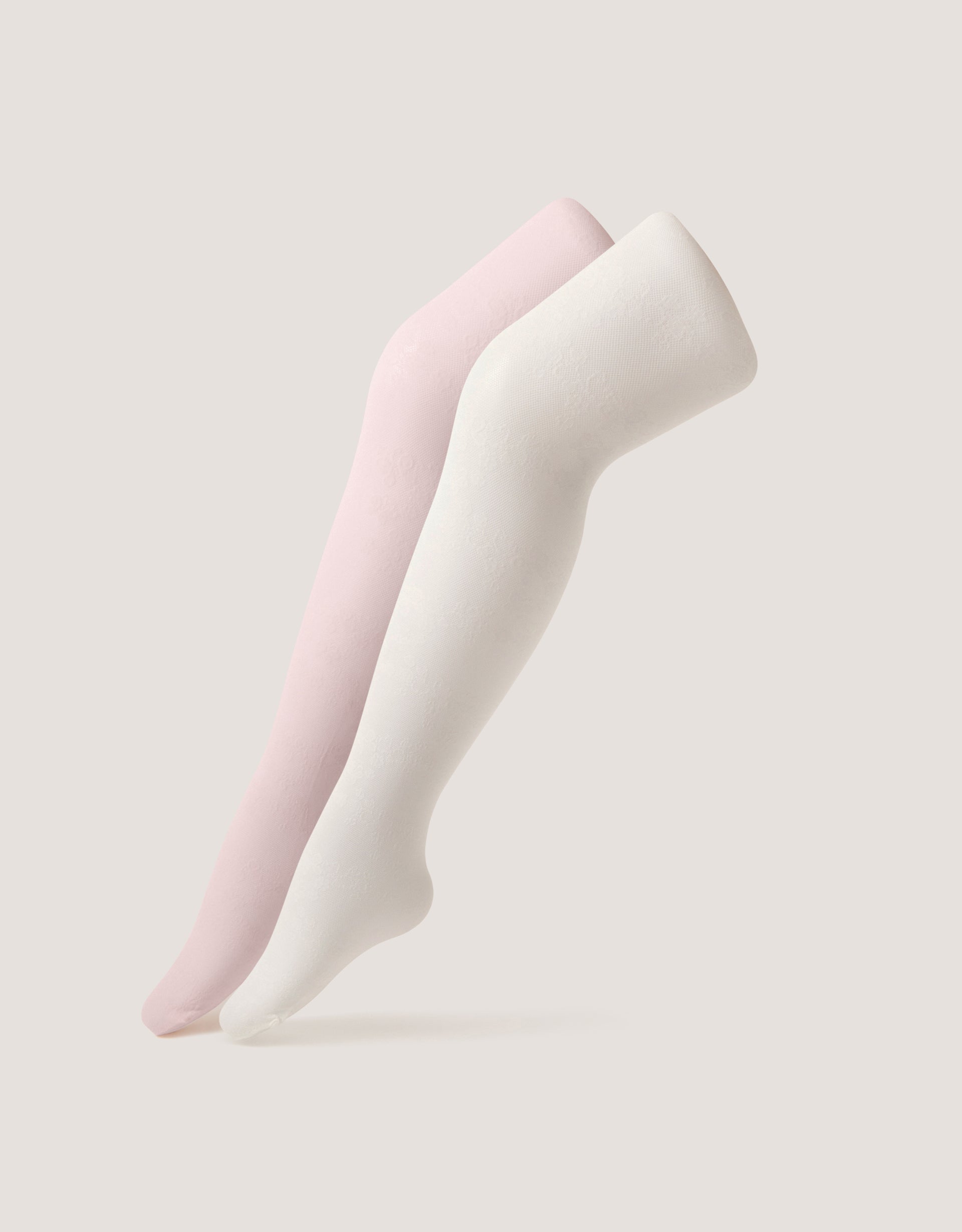 SET HULAHOPKI - GIRLS 2PK LACEY TIGHTS