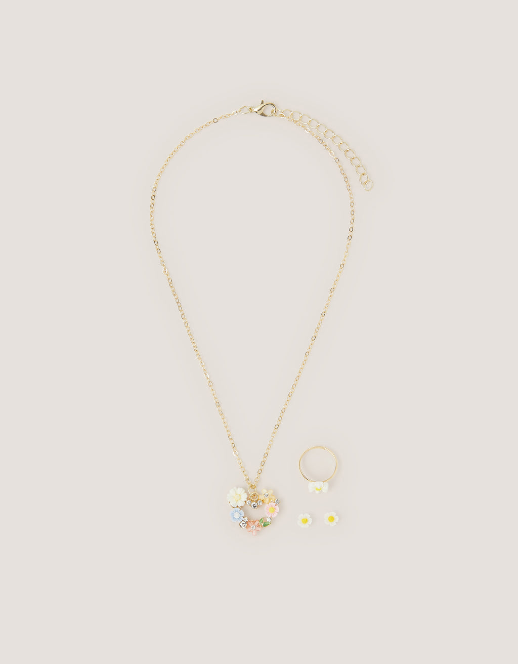 SET NAKITA - FLORAL HEART JWL SET