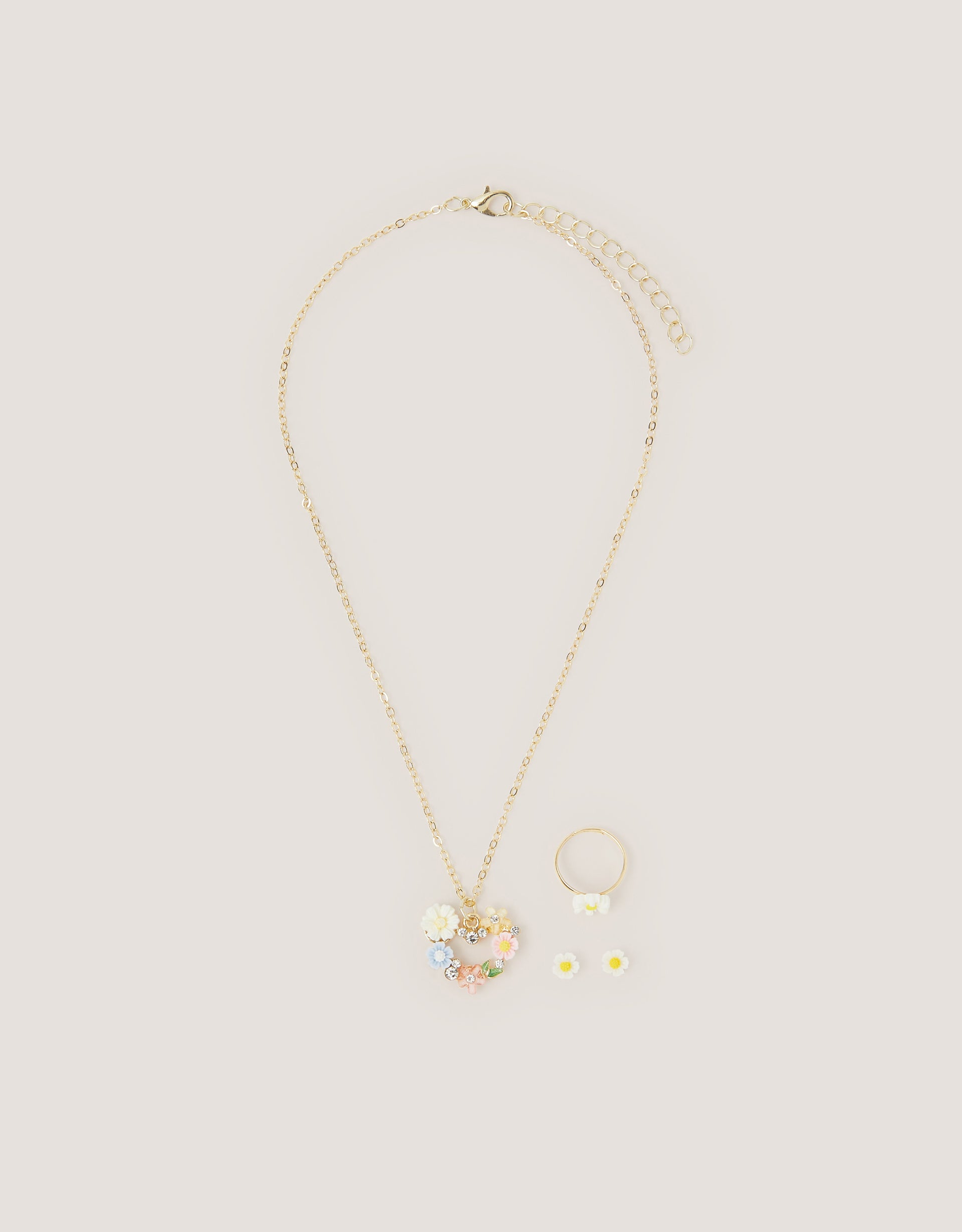 SET NAKITA - FLORAL HEART JWL SET