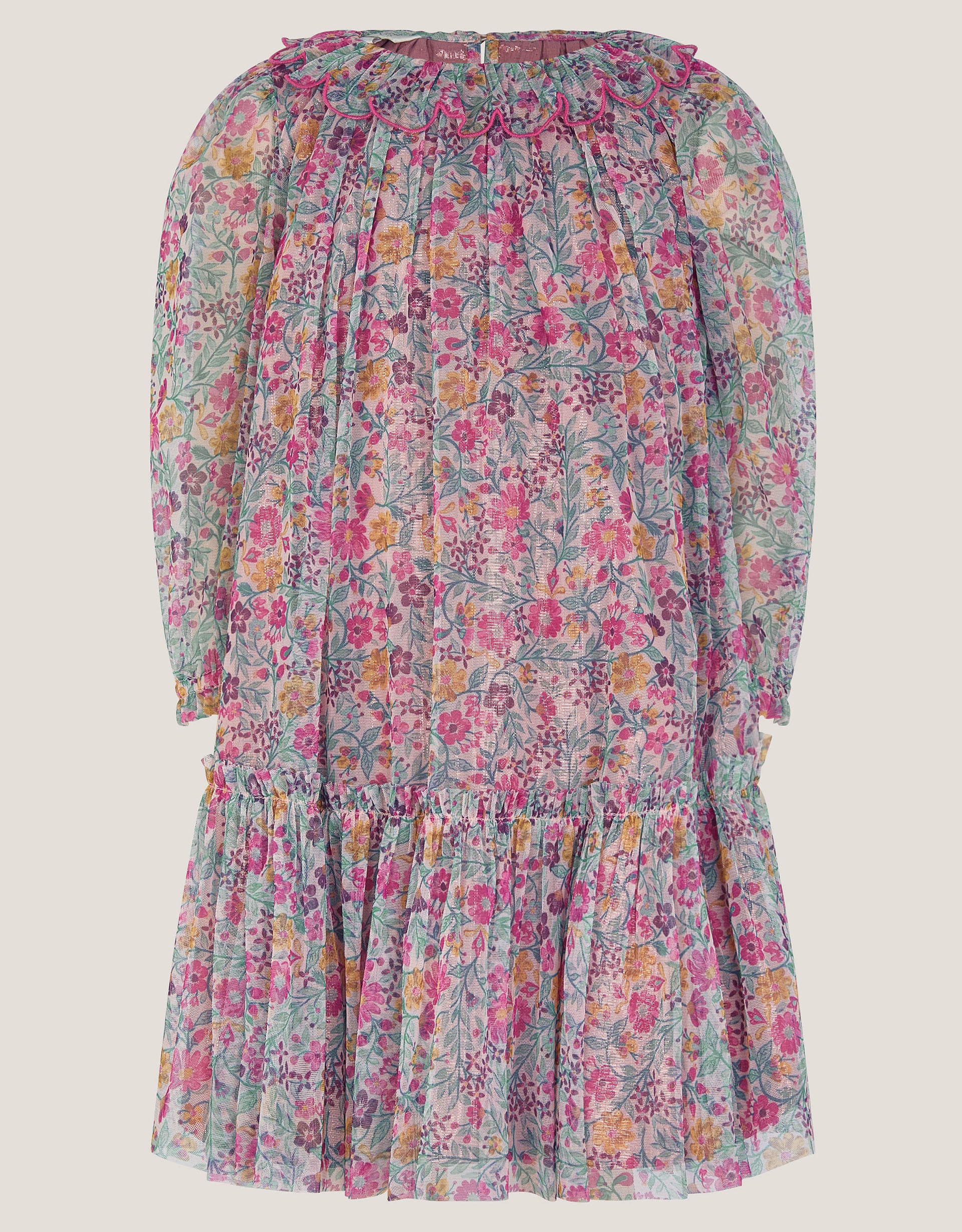 HALJINA - BOUTIQUE FLRAL MESH DRESS